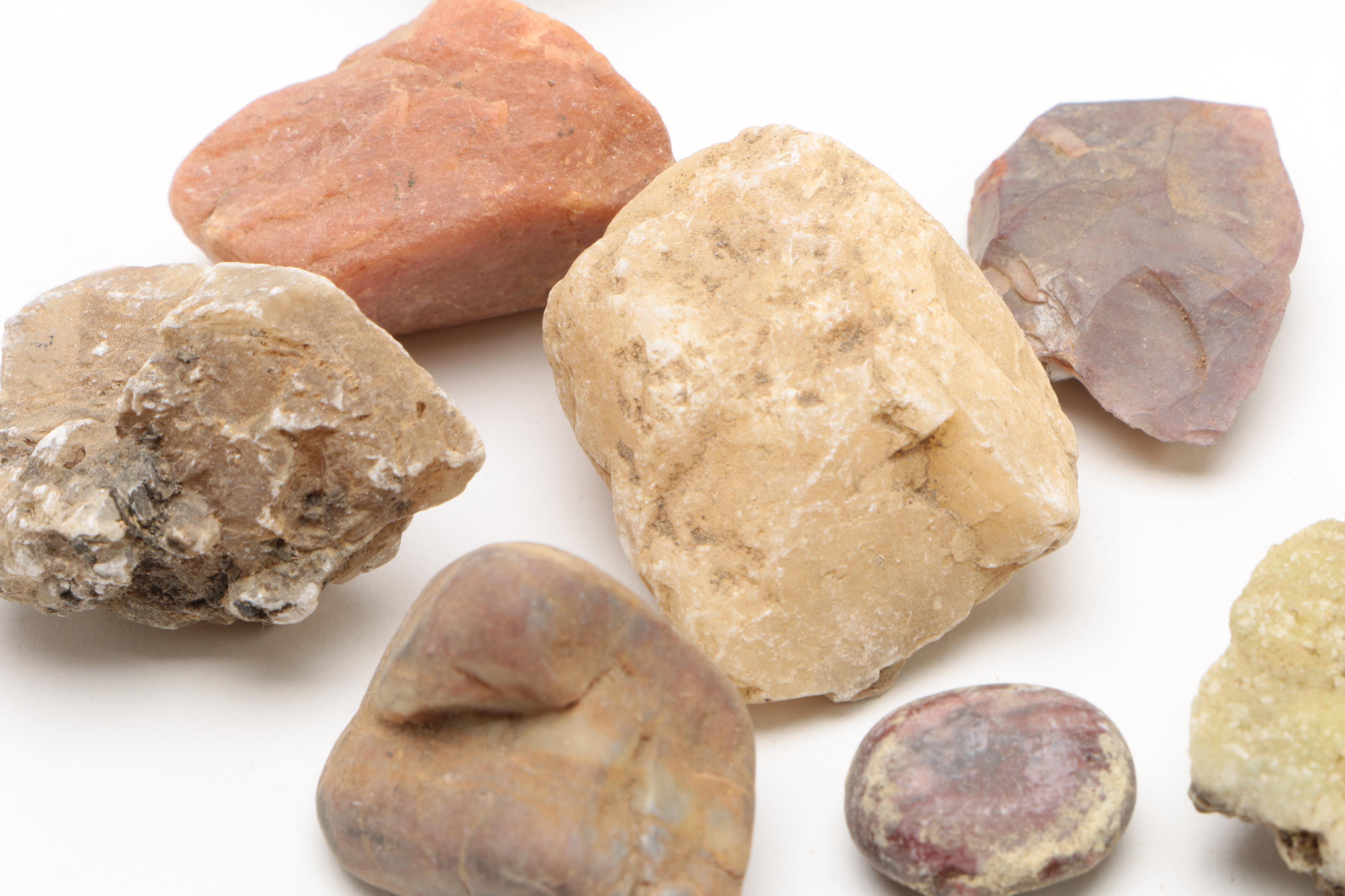 Mineral and Stone Specimens including Amethyst
