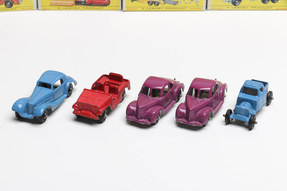 Vintage Lesney "Matchbox" Die-Cast Vehicles Also Including Marx and Others