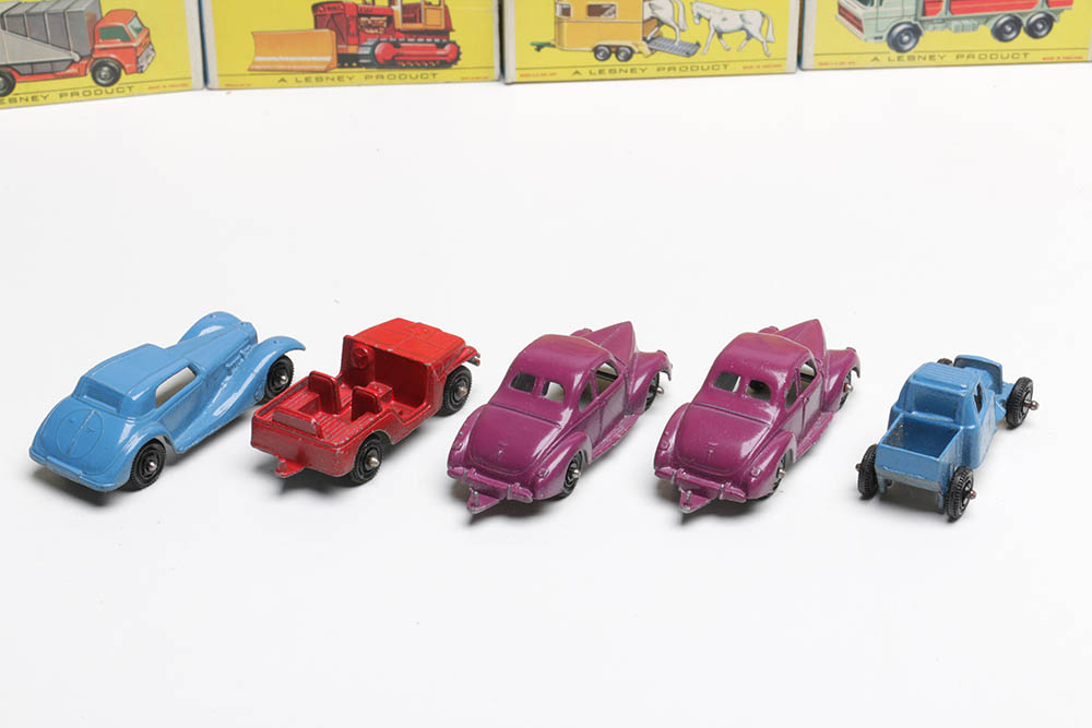 Vintage Lesney "Matchbox" Die-Cast Vehicles Also Including Marx and Others
