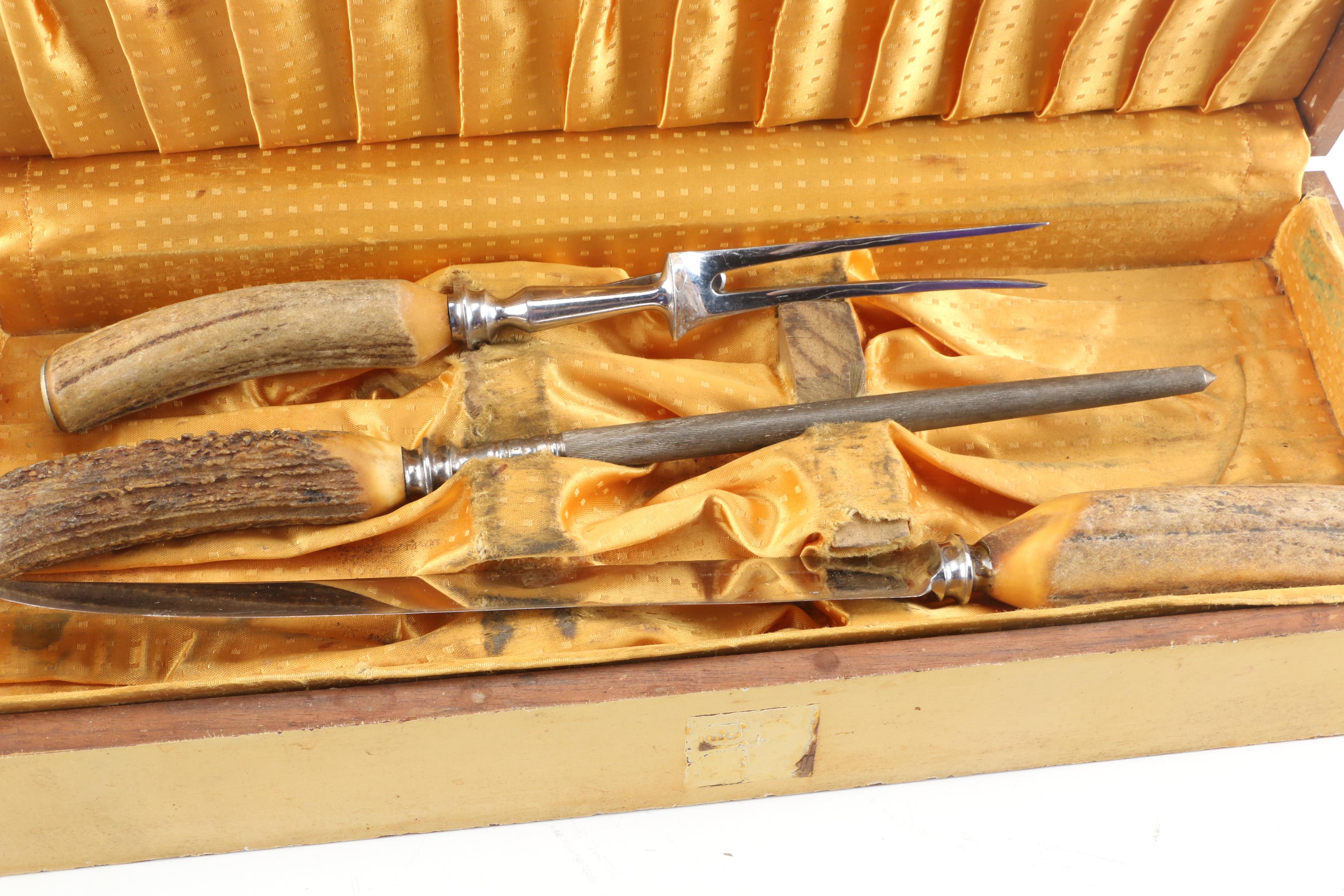 Ekco Carving Set And Box