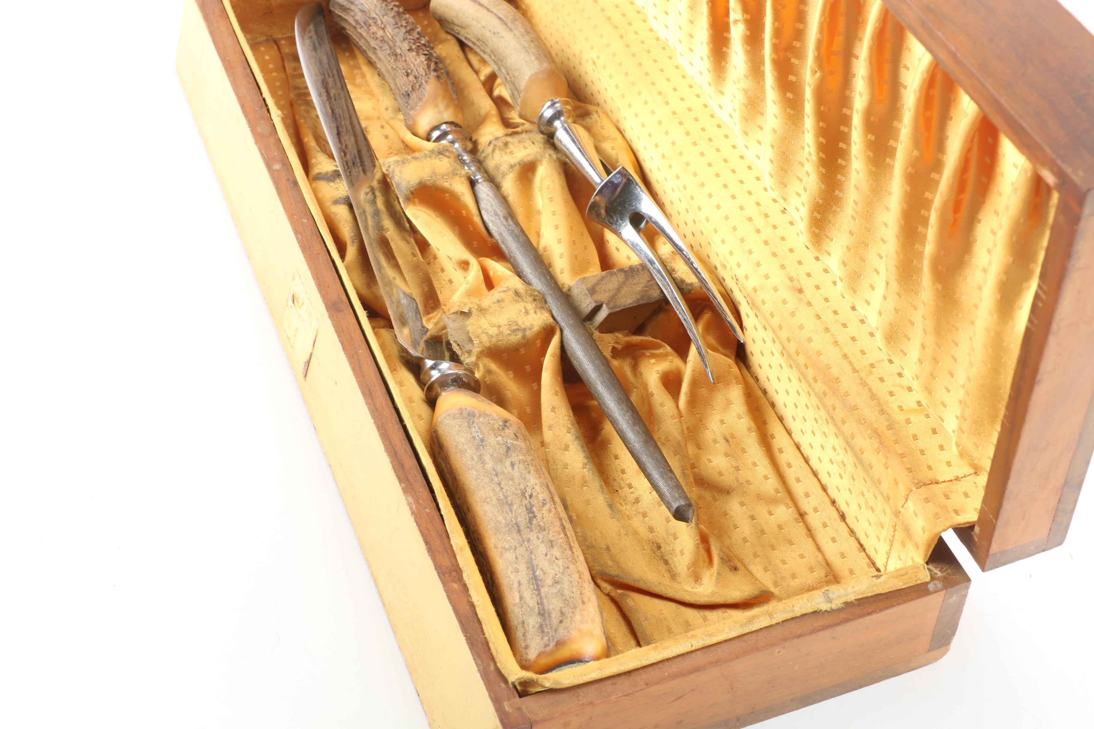 Ekco Carving Set And Box