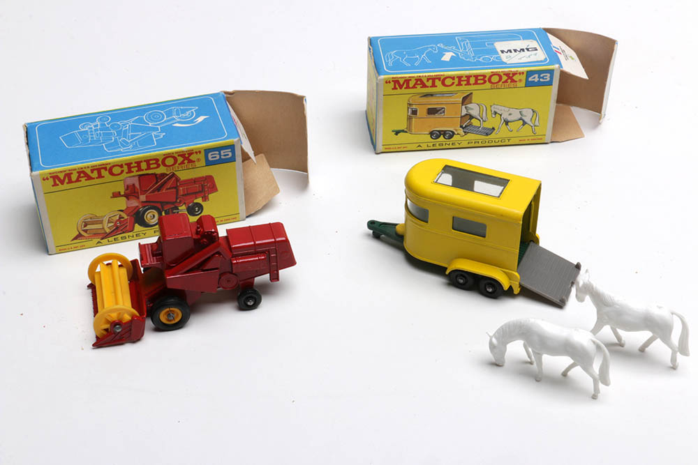 Vintage Lesney "Matchbox" Die-Cast Vehicles Also Including Marx and Others