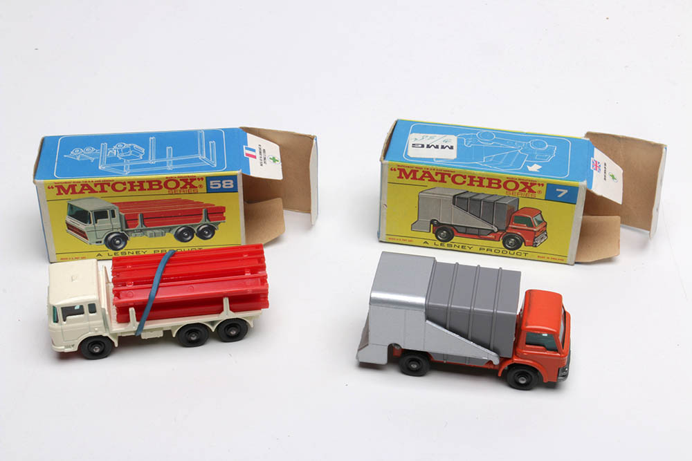 Vintage Lesney "Matchbox" Die-Cast Vehicles Also Including Marx and Others