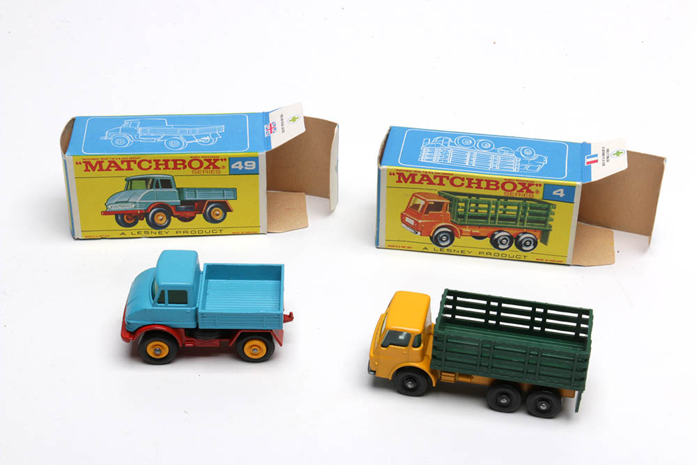 Vintage Lesney "Matchbox" Die-Cast Vehicles Also Including Marx and Others