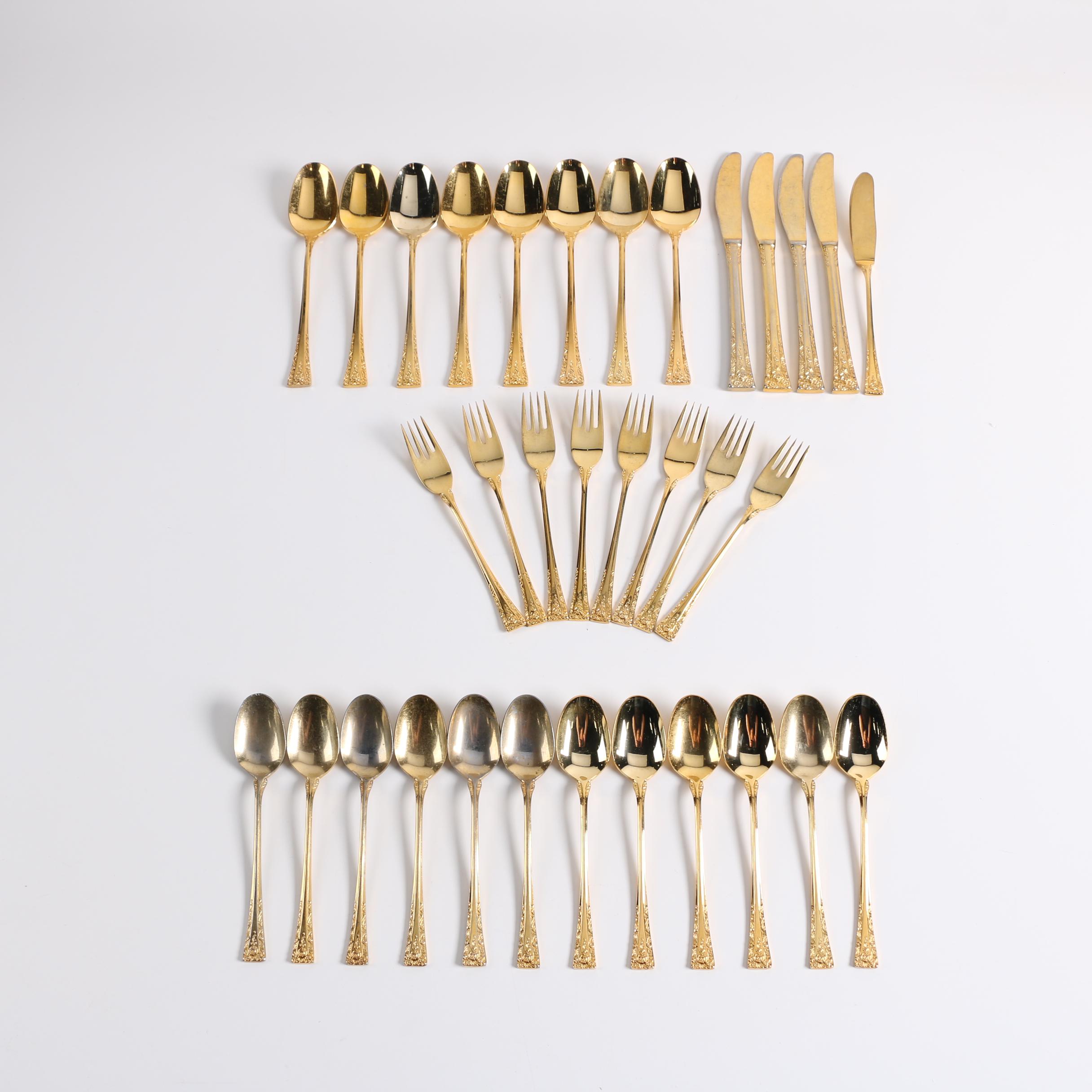 National Gold Wash "Beauvais" Flatware