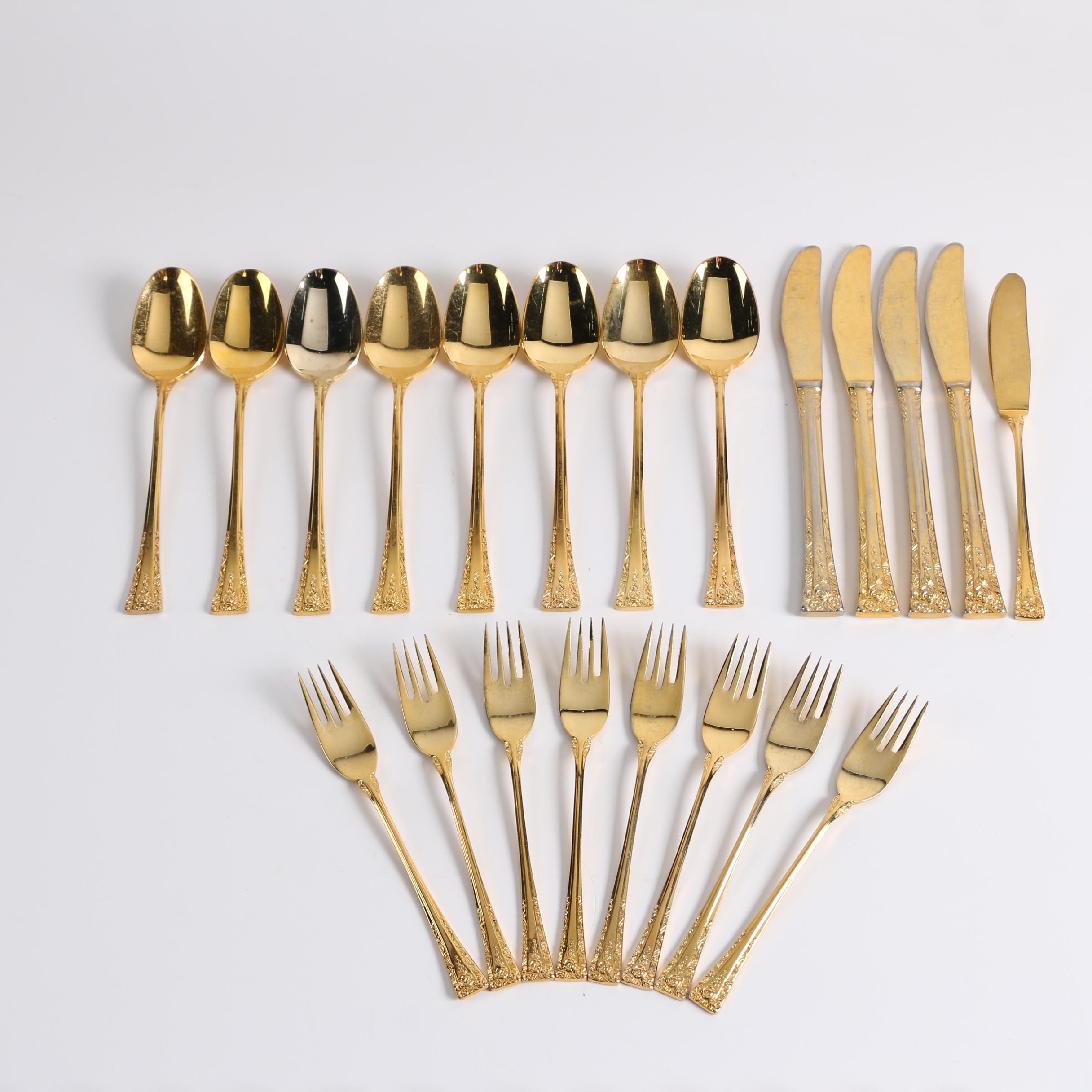 National Gold Wash "Beauvais" Flatware