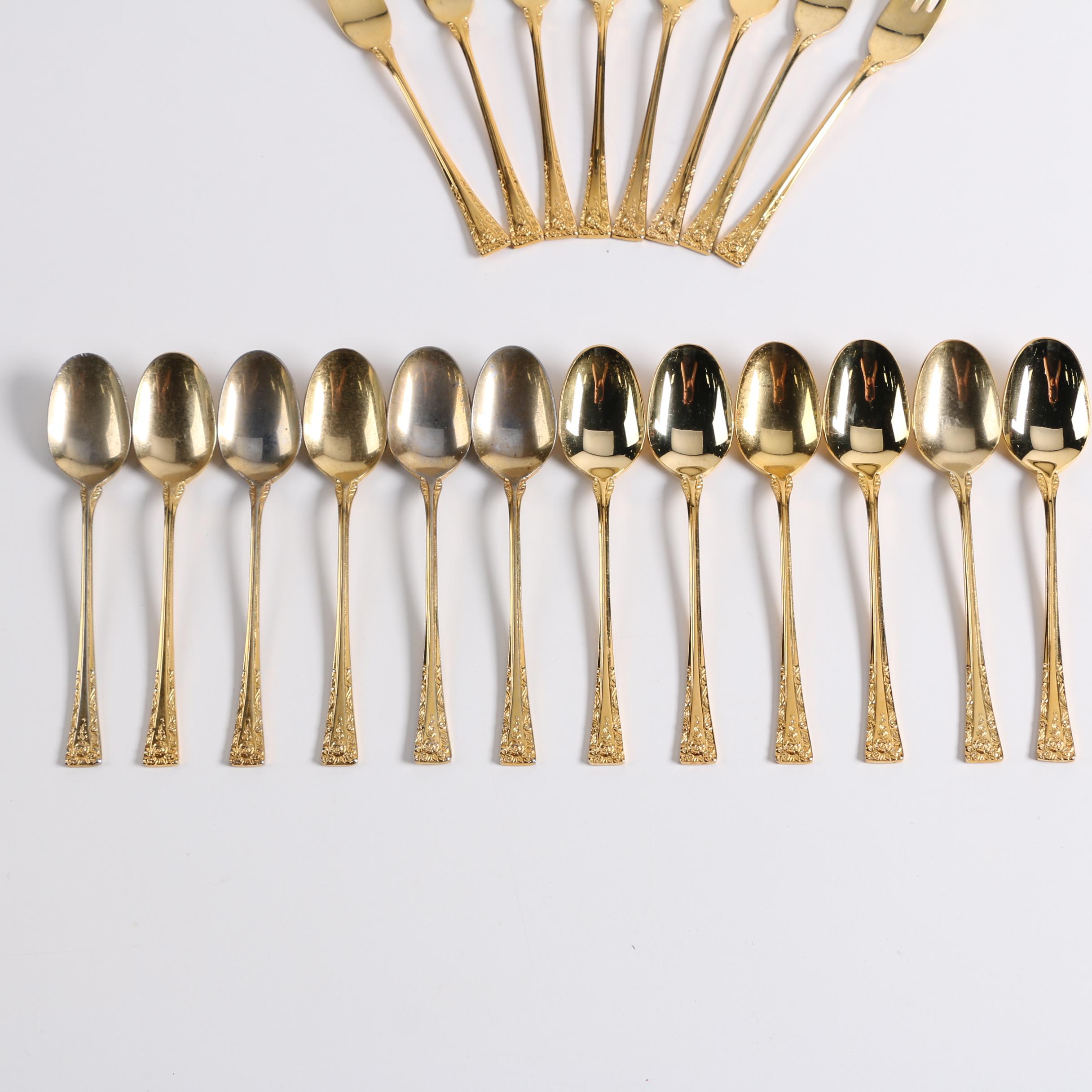 National Gold Wash "Beauvais" Flatware