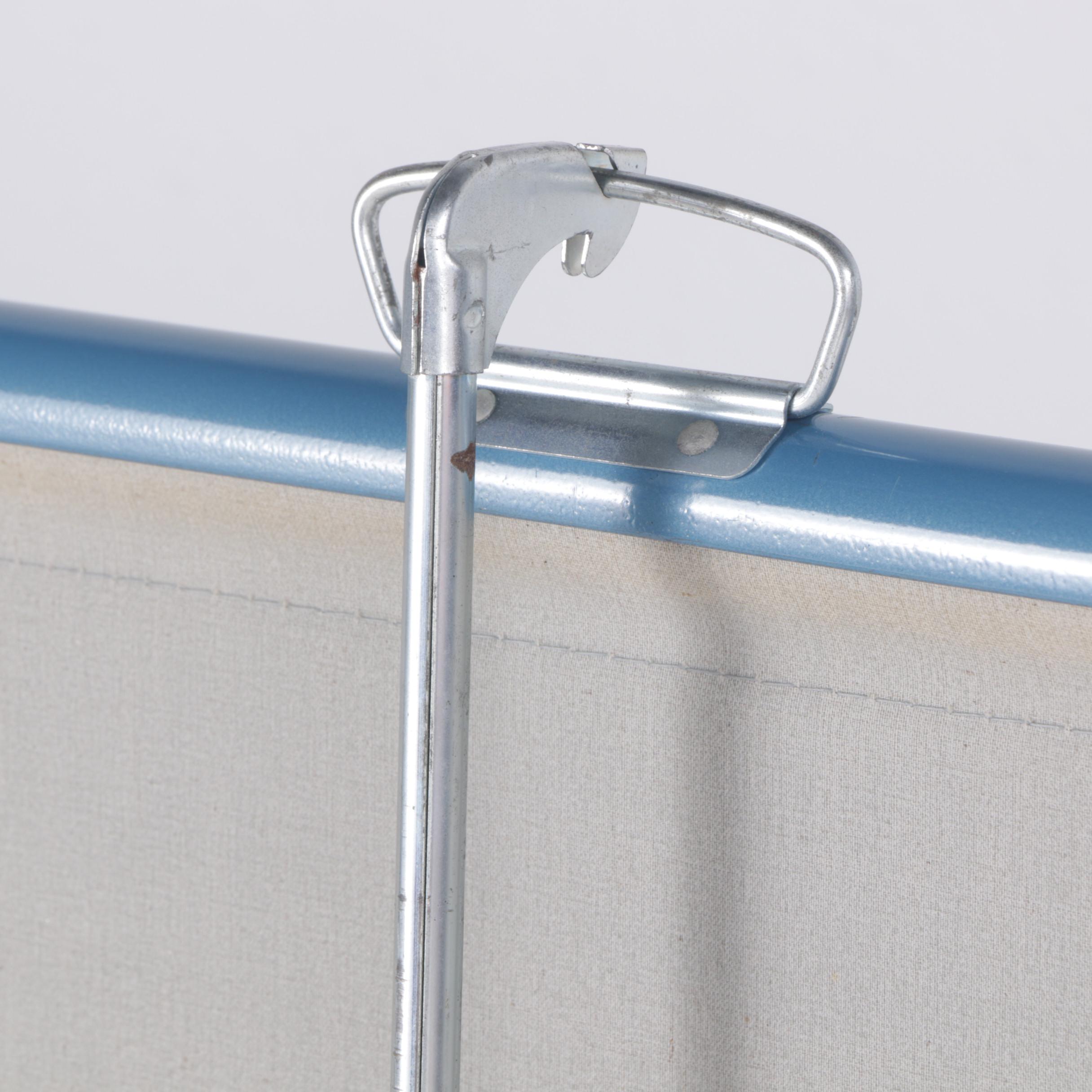 Vintage Da-Lite "Silver Flyer" Portable Projection Screen and Tripod Stand