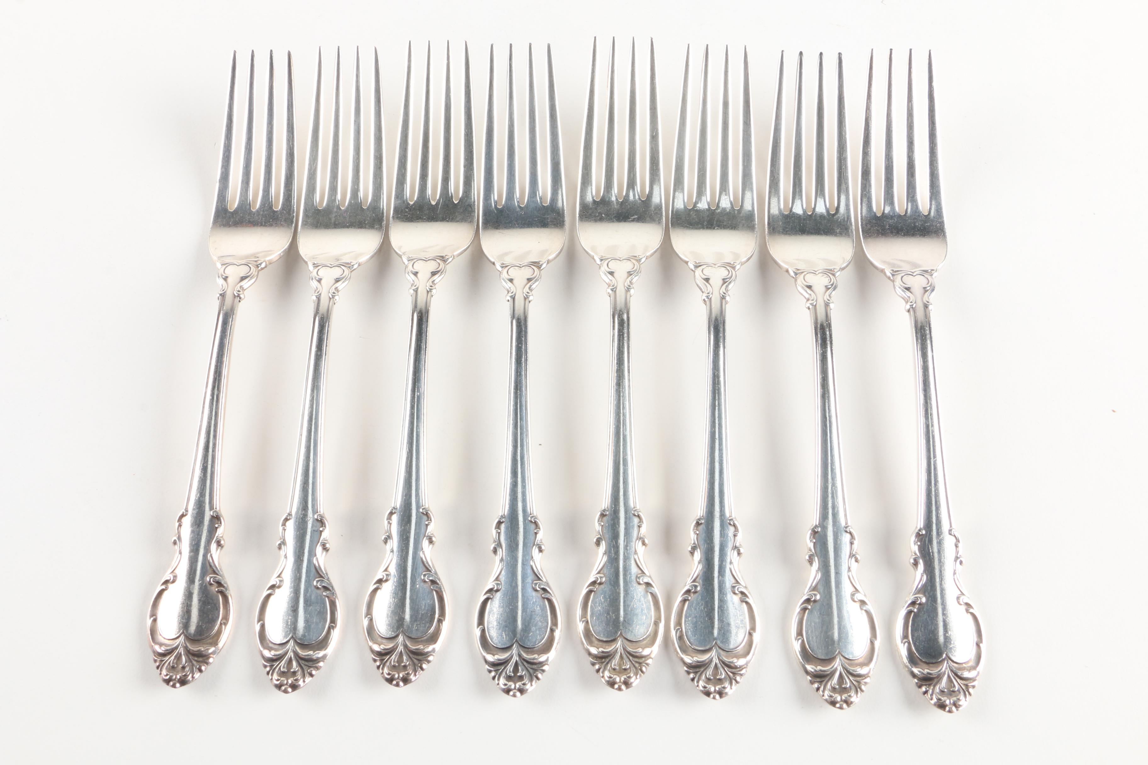 Holmes & Edwards "Silver Fashion" Silver Plate Flatware Set
