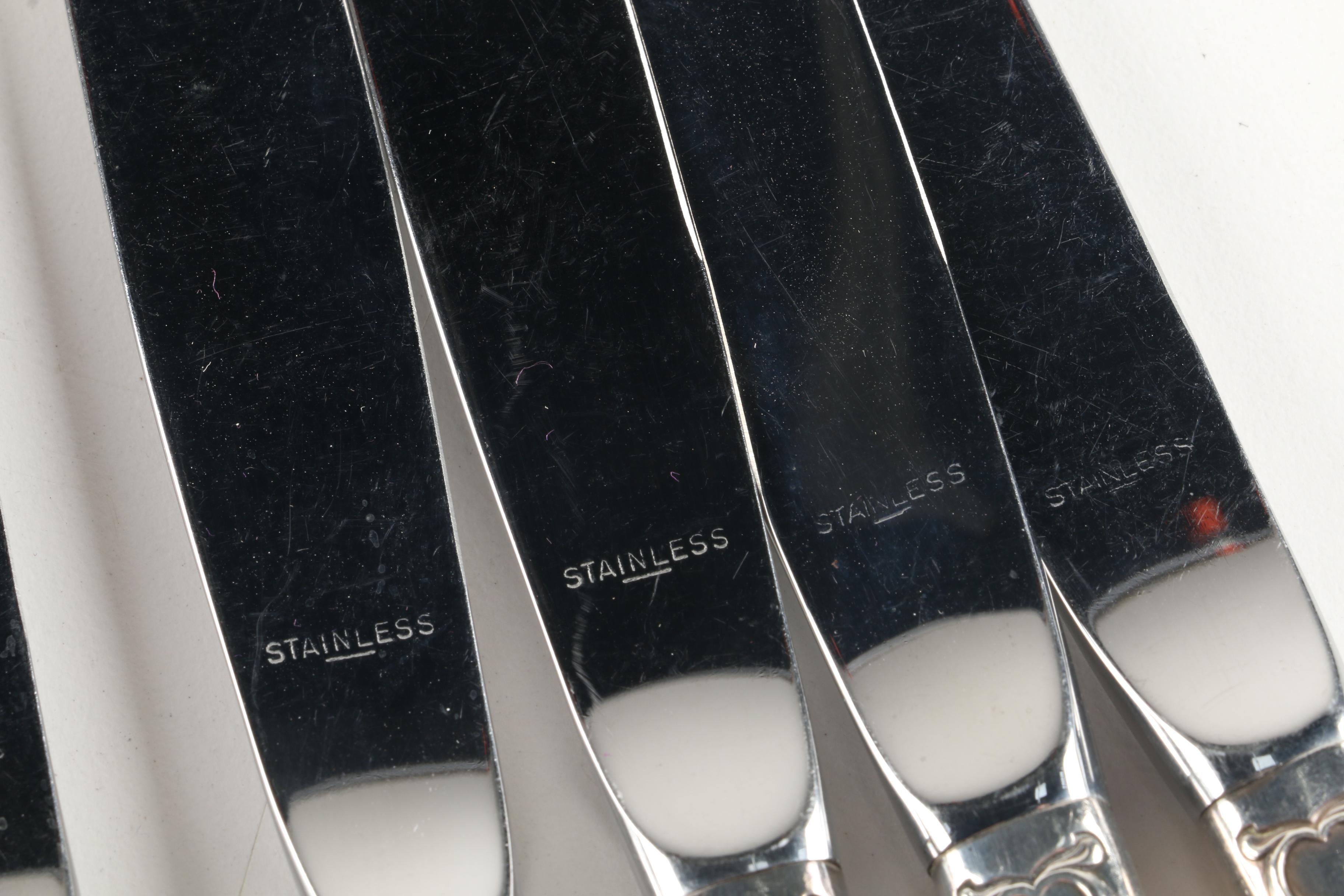 Holmes & Edwards "Silver Fashion" Silver Plate Flatware Set