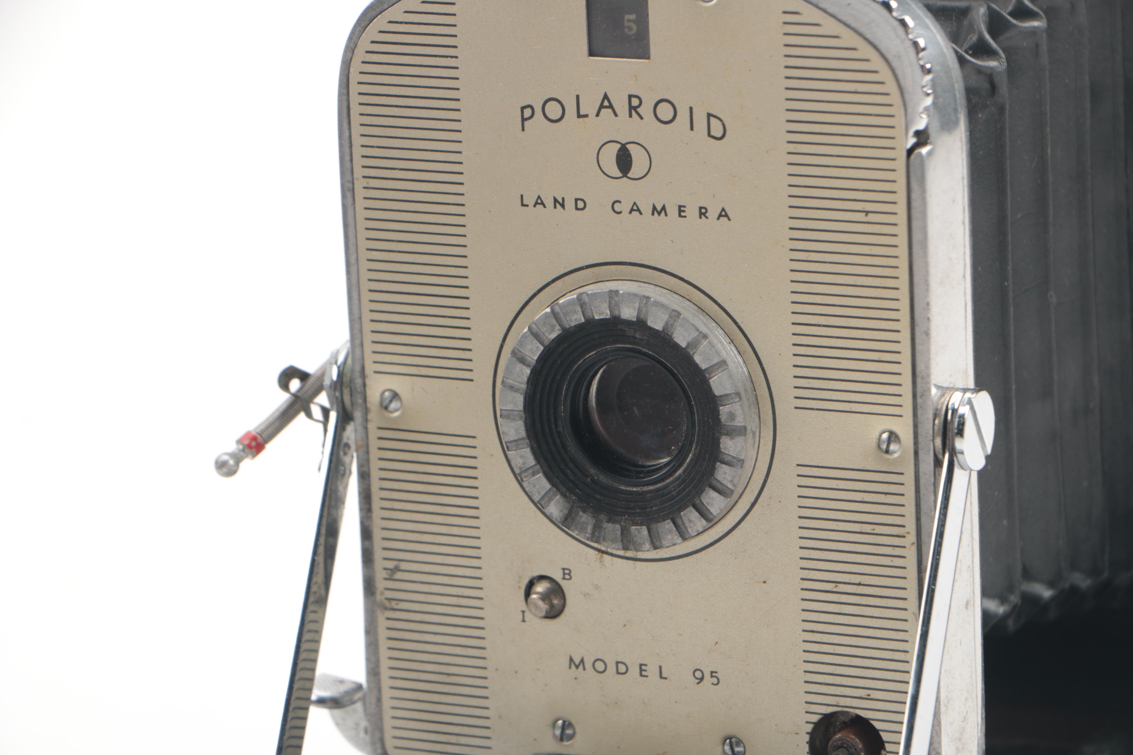 Polaroid Model 95 Land Camera with Other Vintage Cameras and Accessories