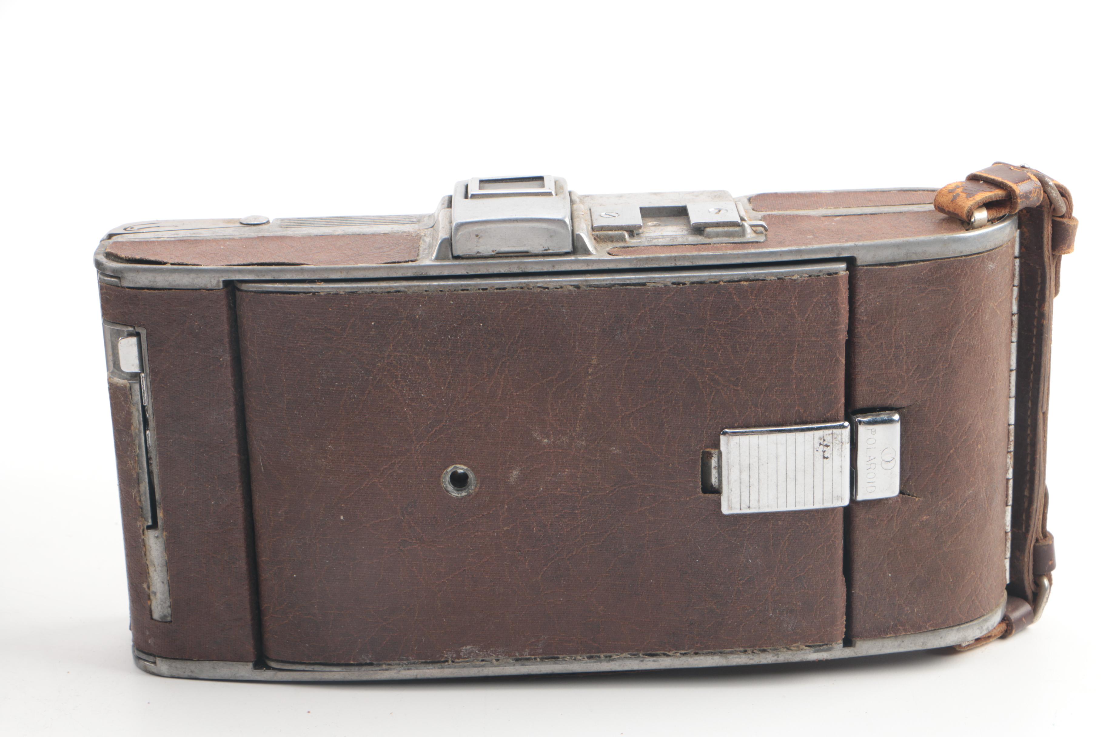 Polaroid Model 95 Land Camera with Other Vintage Cameras and Accessories