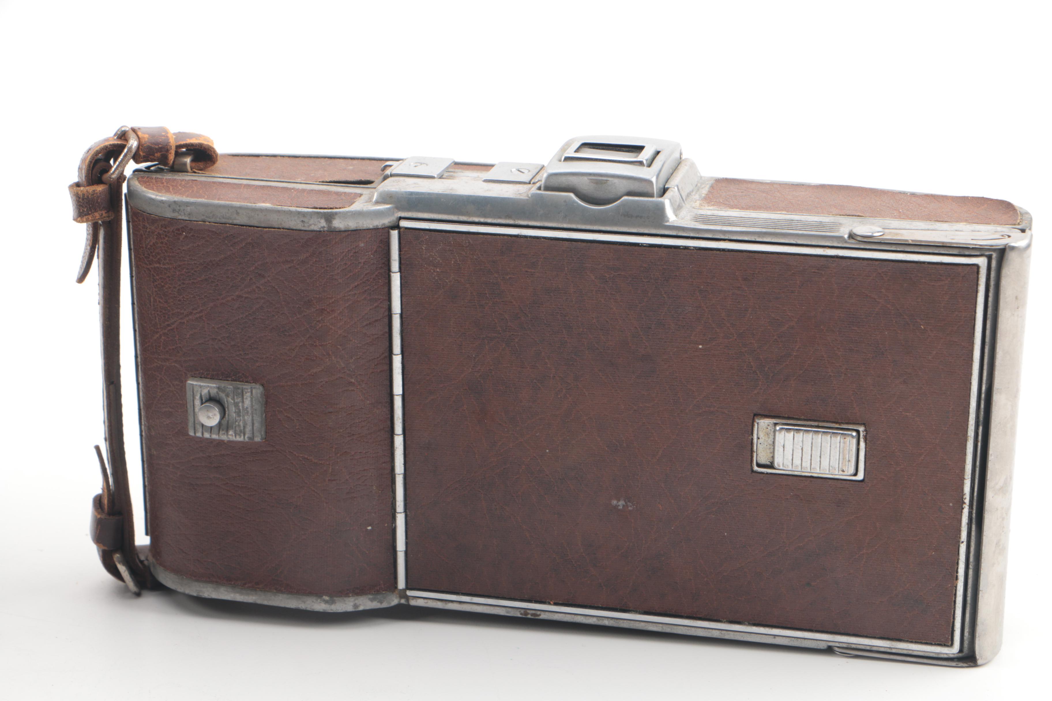 Polaroid Model 95 Land Camera with Other Vintage Cameras and Accessories