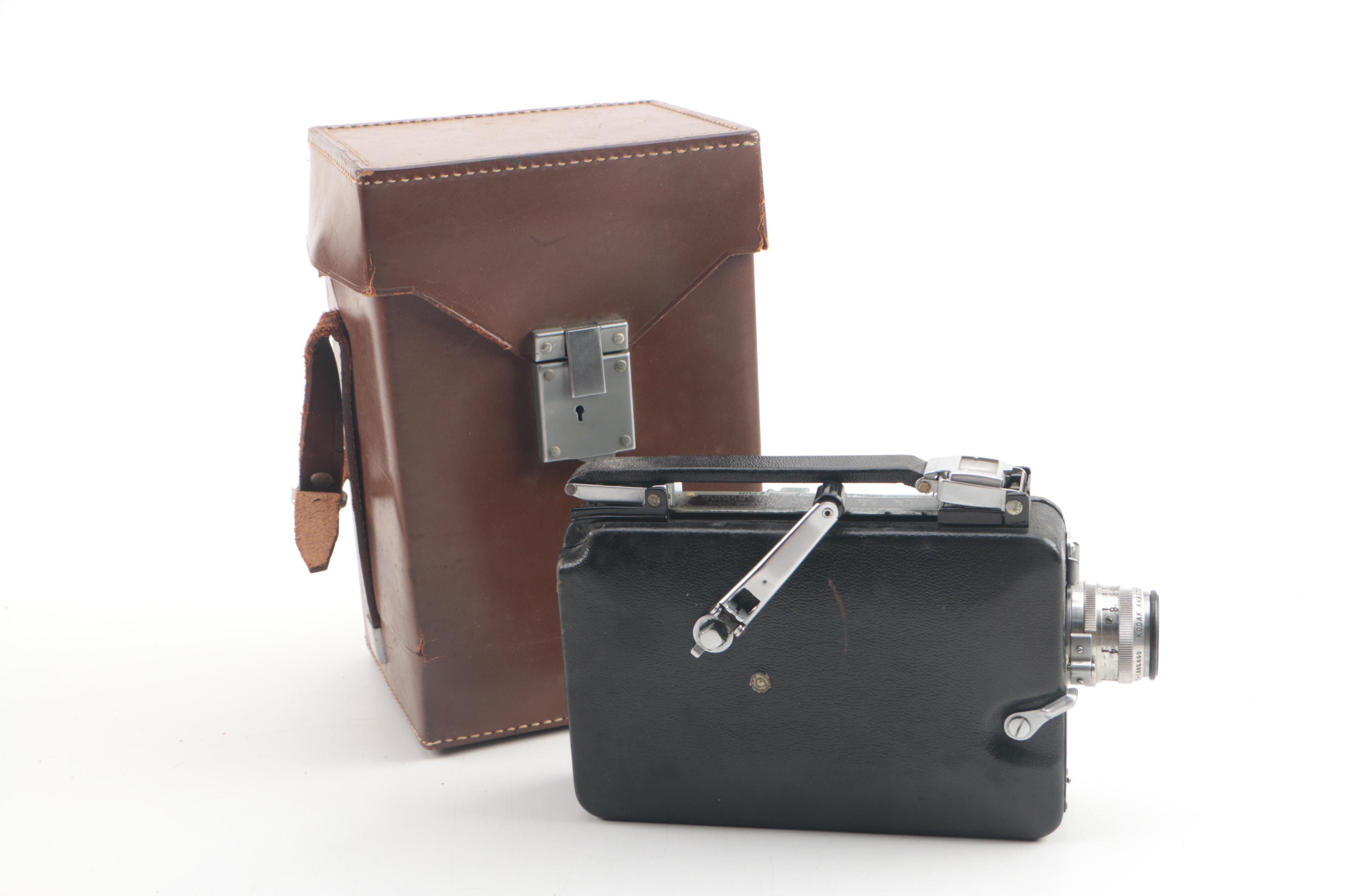 Polaroid Model 95 Land Camera with Other Vintage Cameras and Accessories