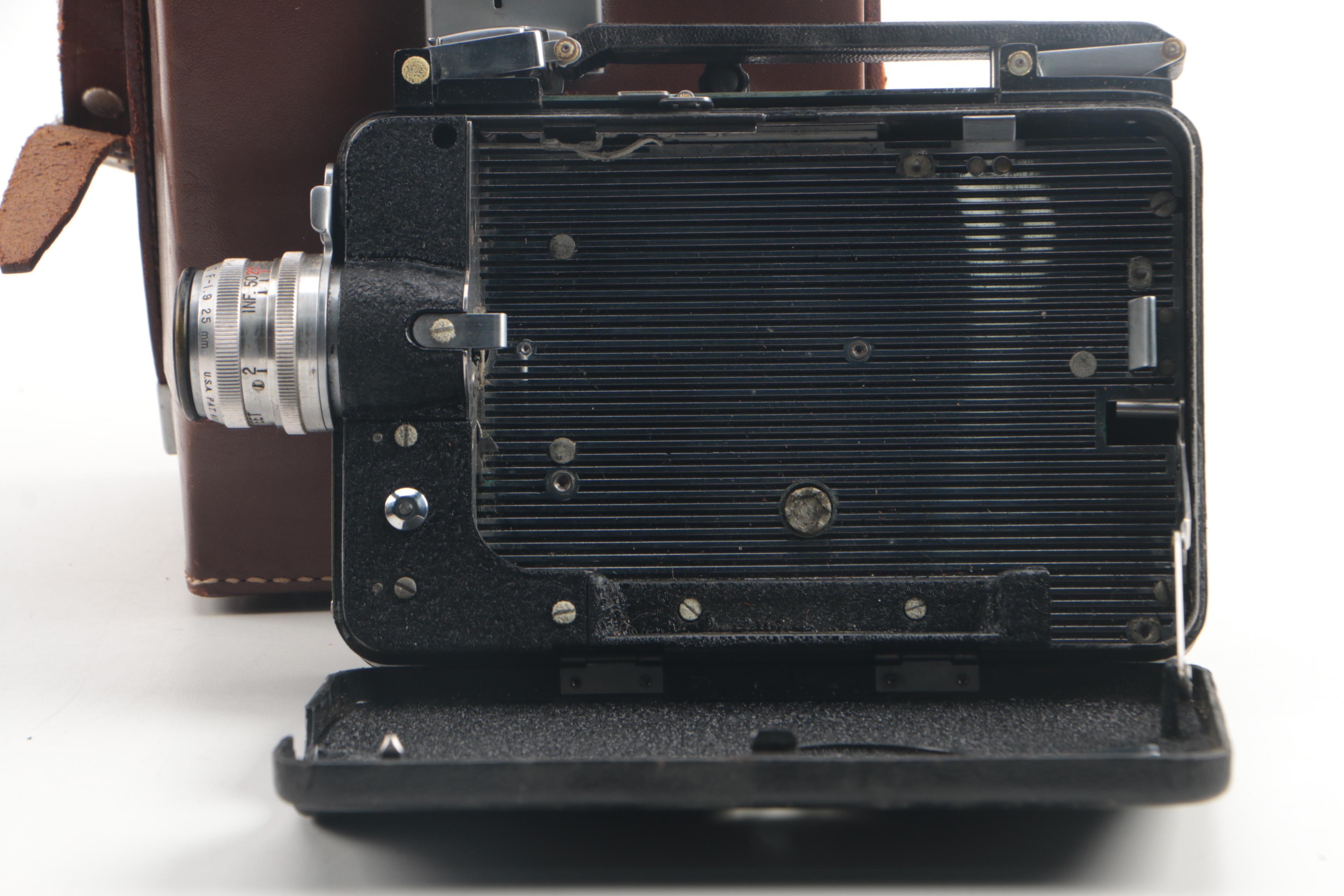 Polaroid Model 95 Land Camera with Other Vintage Cameras and Accessories