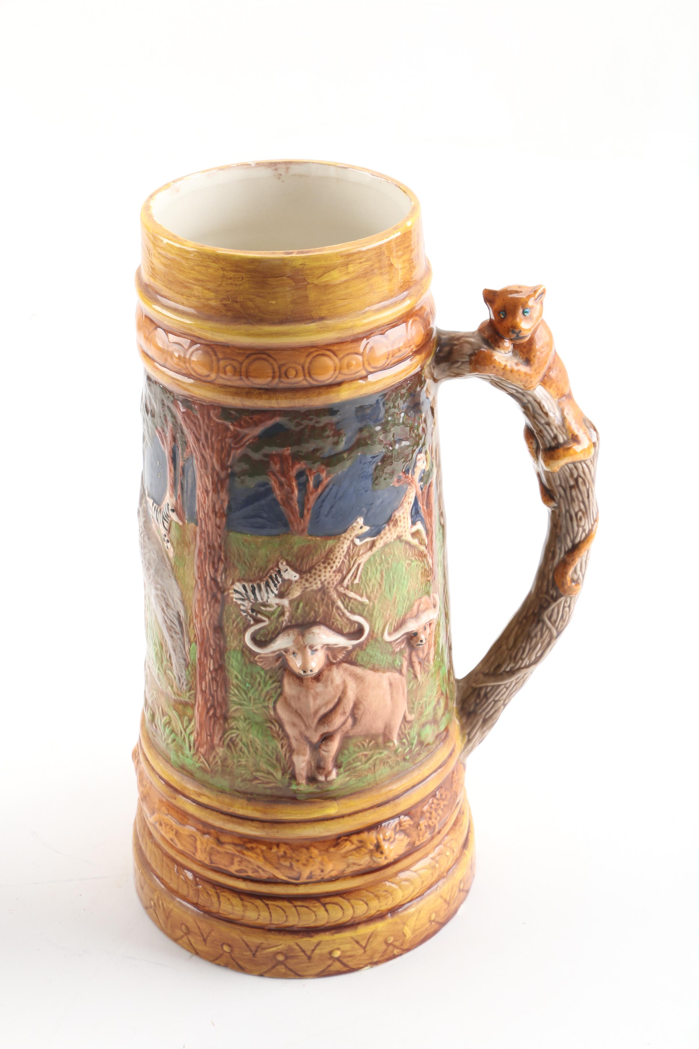 Danish Q. Gadd Ceramic Beer Stein