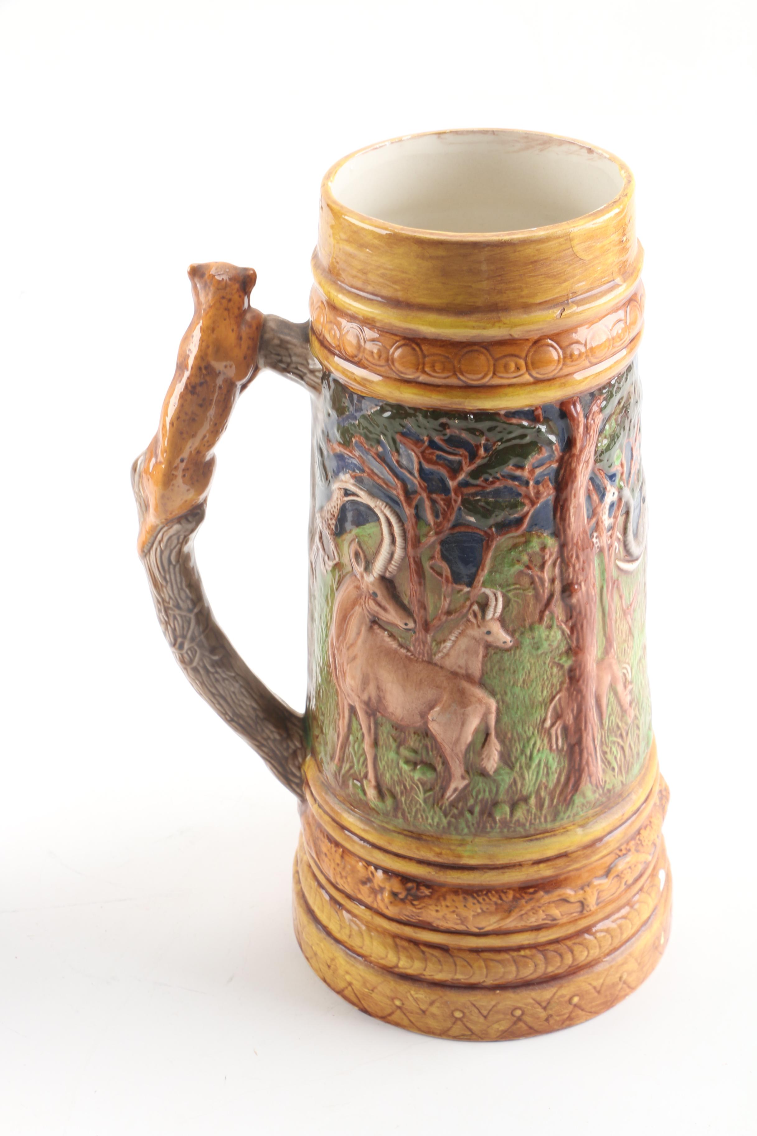 Danish Q. Gadd Ceramic Beer Stein
