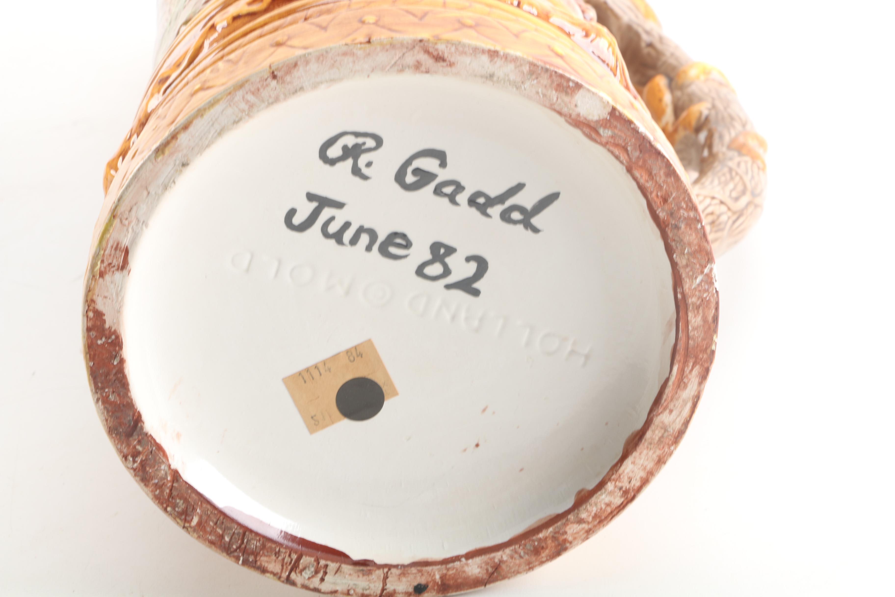 Danish Q. Gadd Ceramic Beer Stein