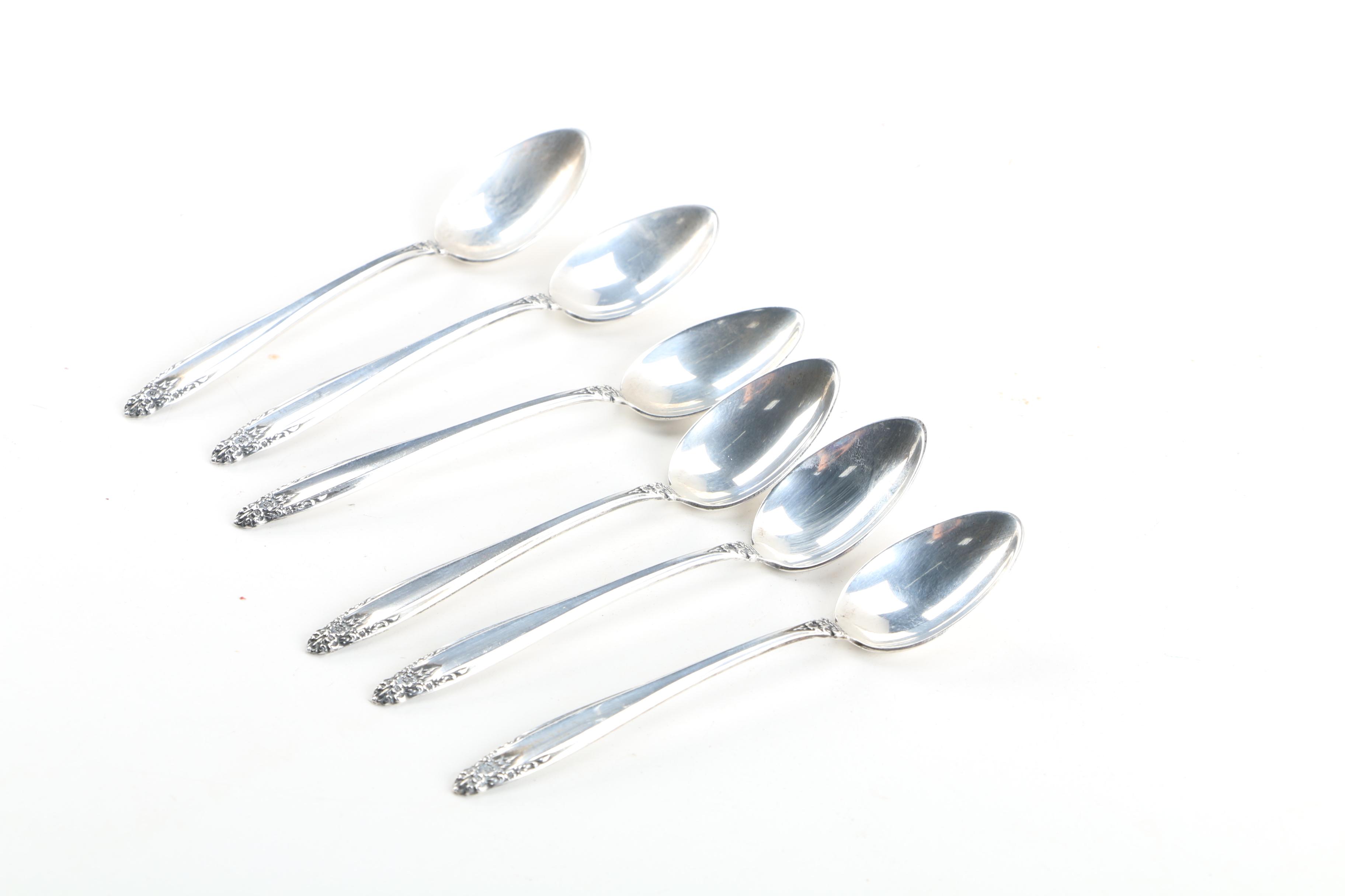 International Silver Co. "Prelude" Sterling Demitasse Spoons