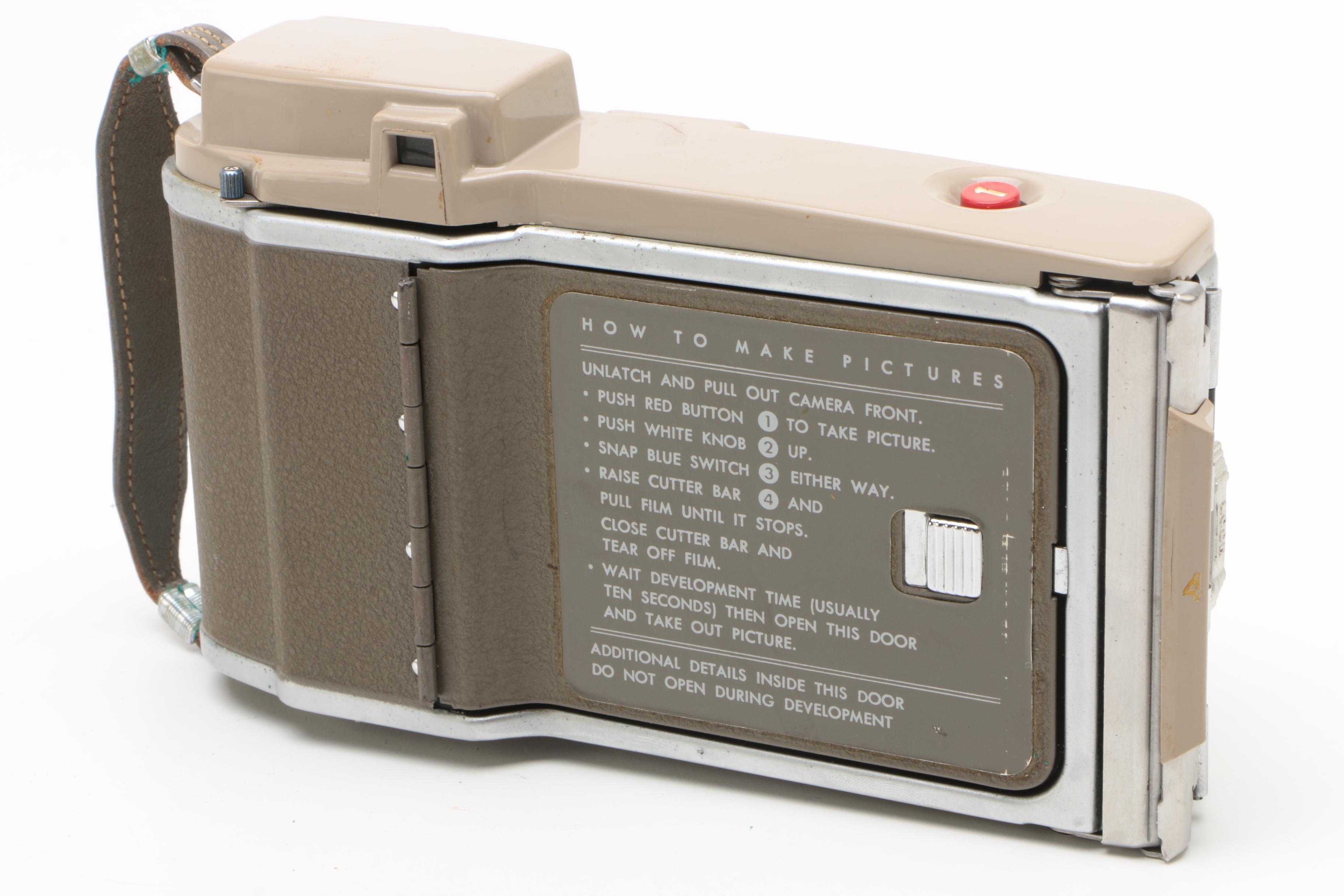 Vintage Polaroid Land Cameras and Accessories with Kodak Brownie Box Camera