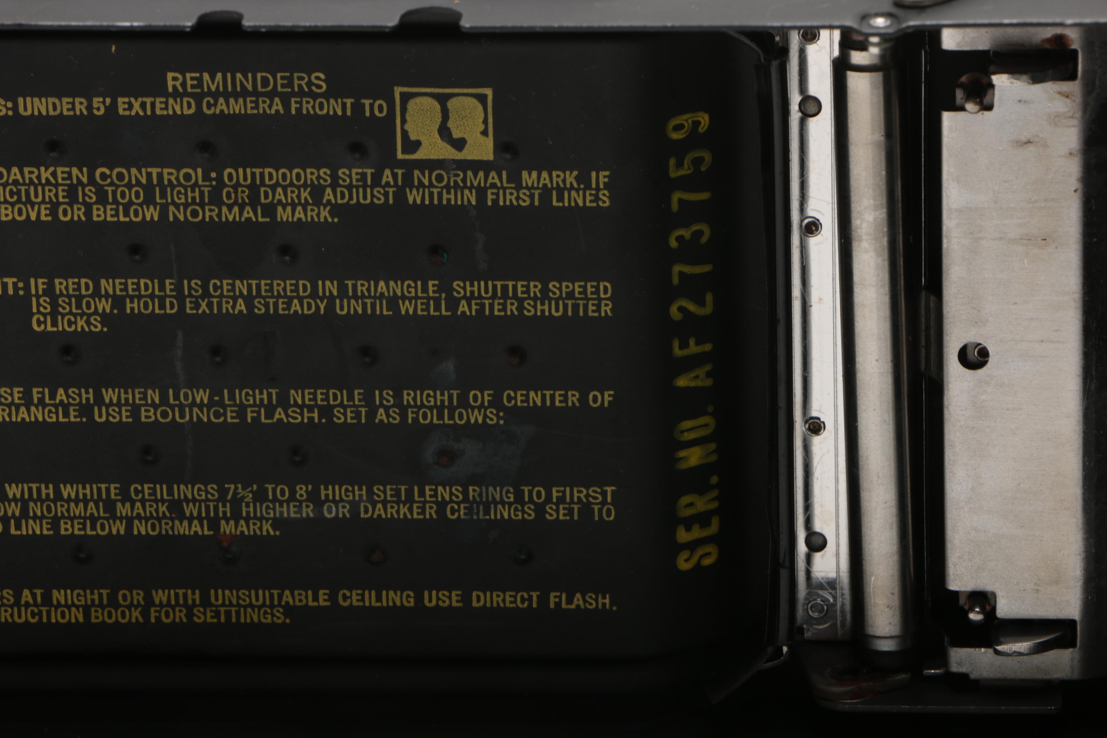 Vintage Polaroid Land Cameras and Accessories with Kodak Brownie Box Camera