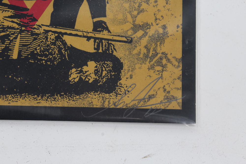 Shepard Fairey Signed NØISE "State Violence State Control" 45 RPM Record