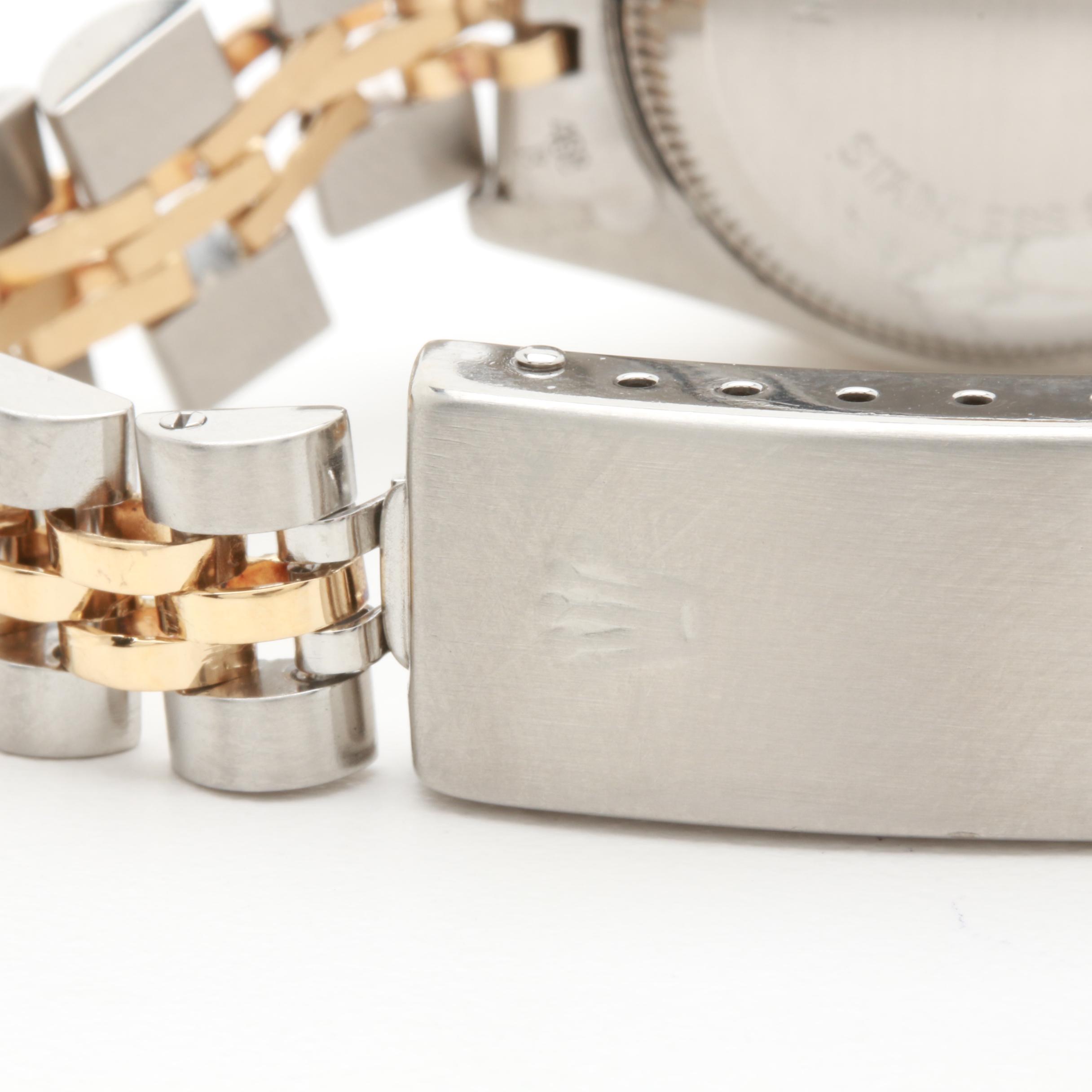 Circa 1986 Rolex Stainless Steel and 18K Yellow Gold 1.04 CTW Diamond Watch