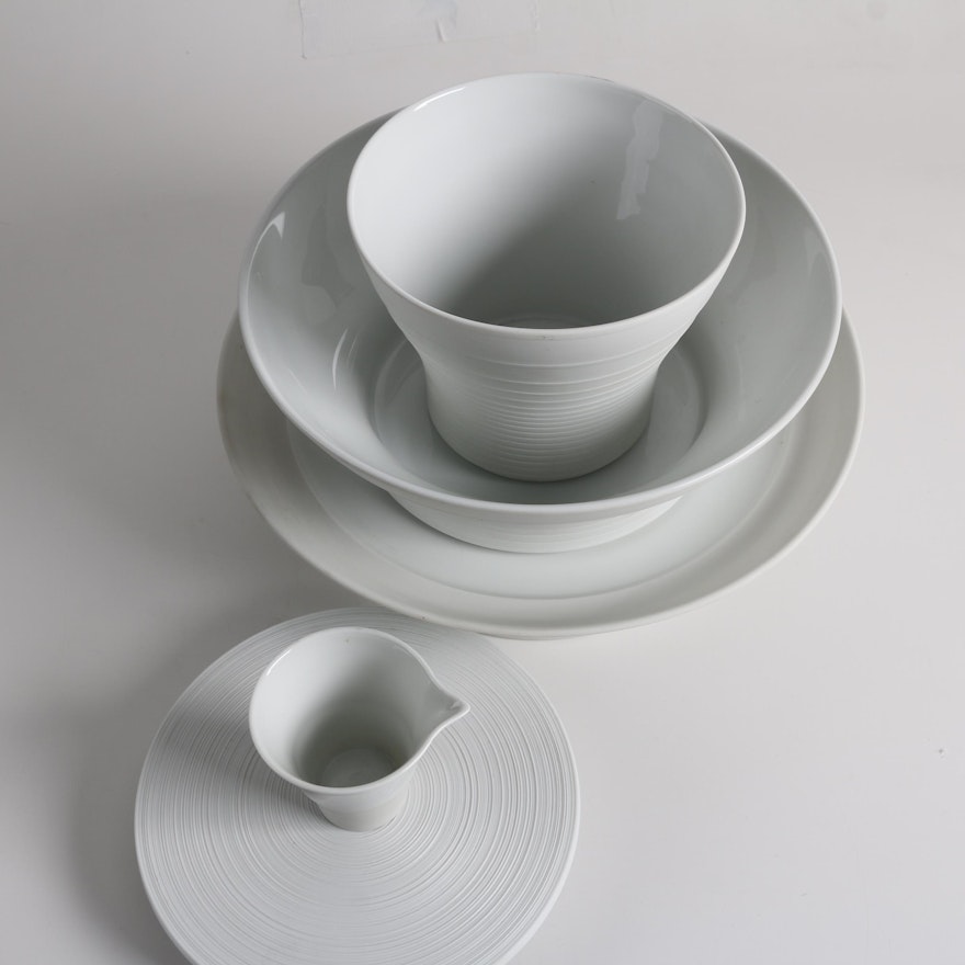 Contemporary Hering Berlin Bisque Porcelain with J.L. Coquet Limoges Ceramics