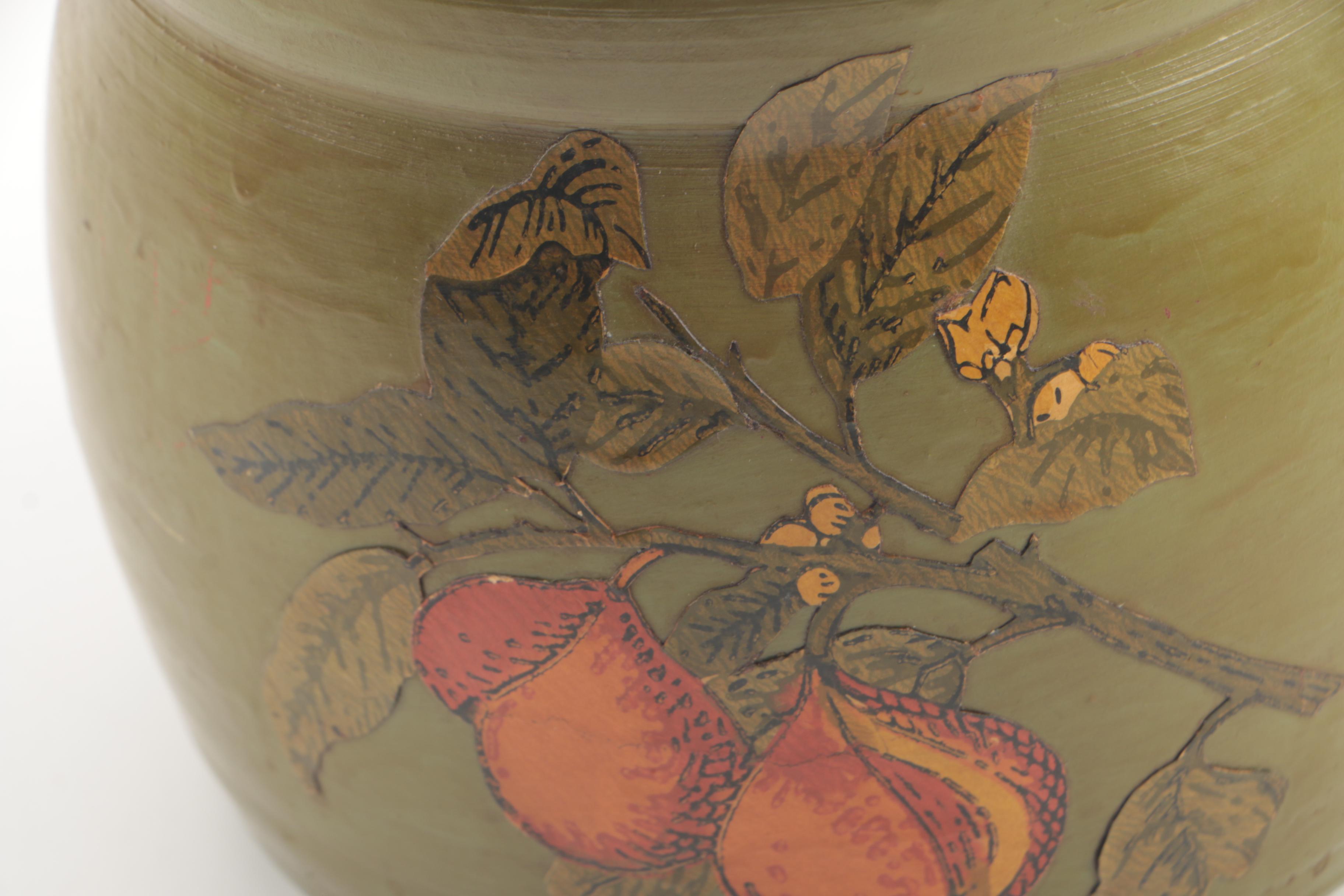 Vintage Stoneware Kitchen Canisters