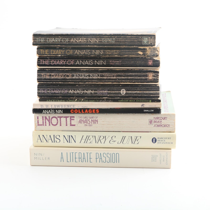 Eleven Books On or By Anaïs Nin