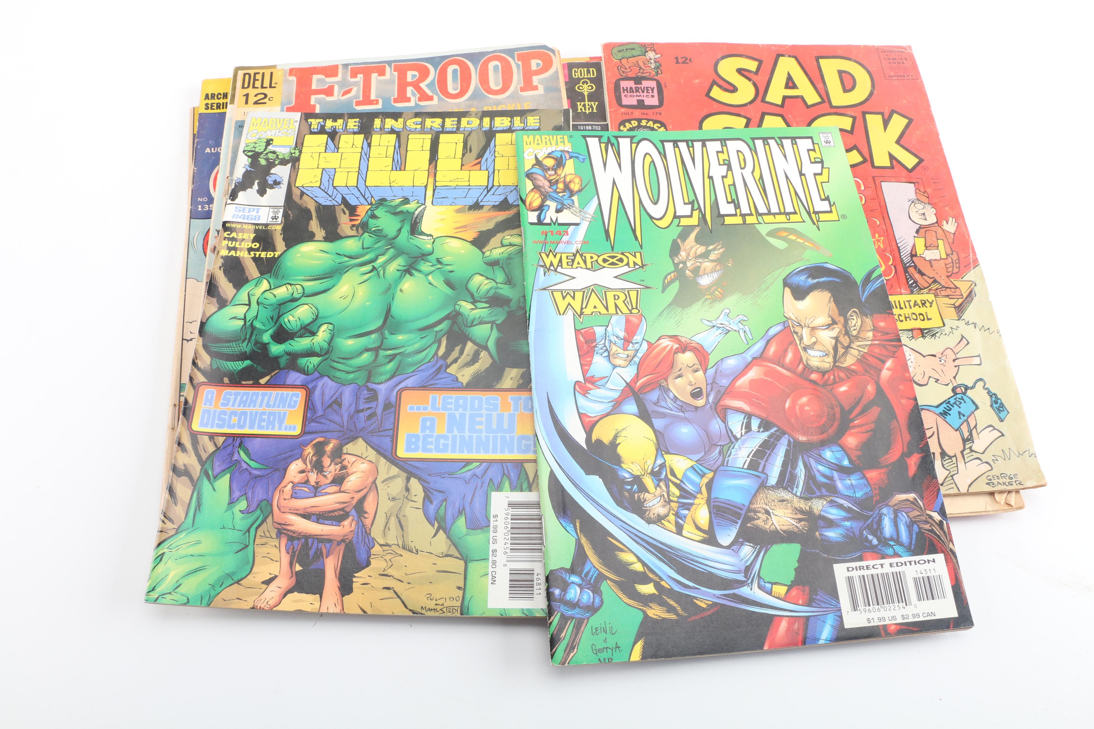 Silver Age and Modern Age Comic Books Including "Jughead"