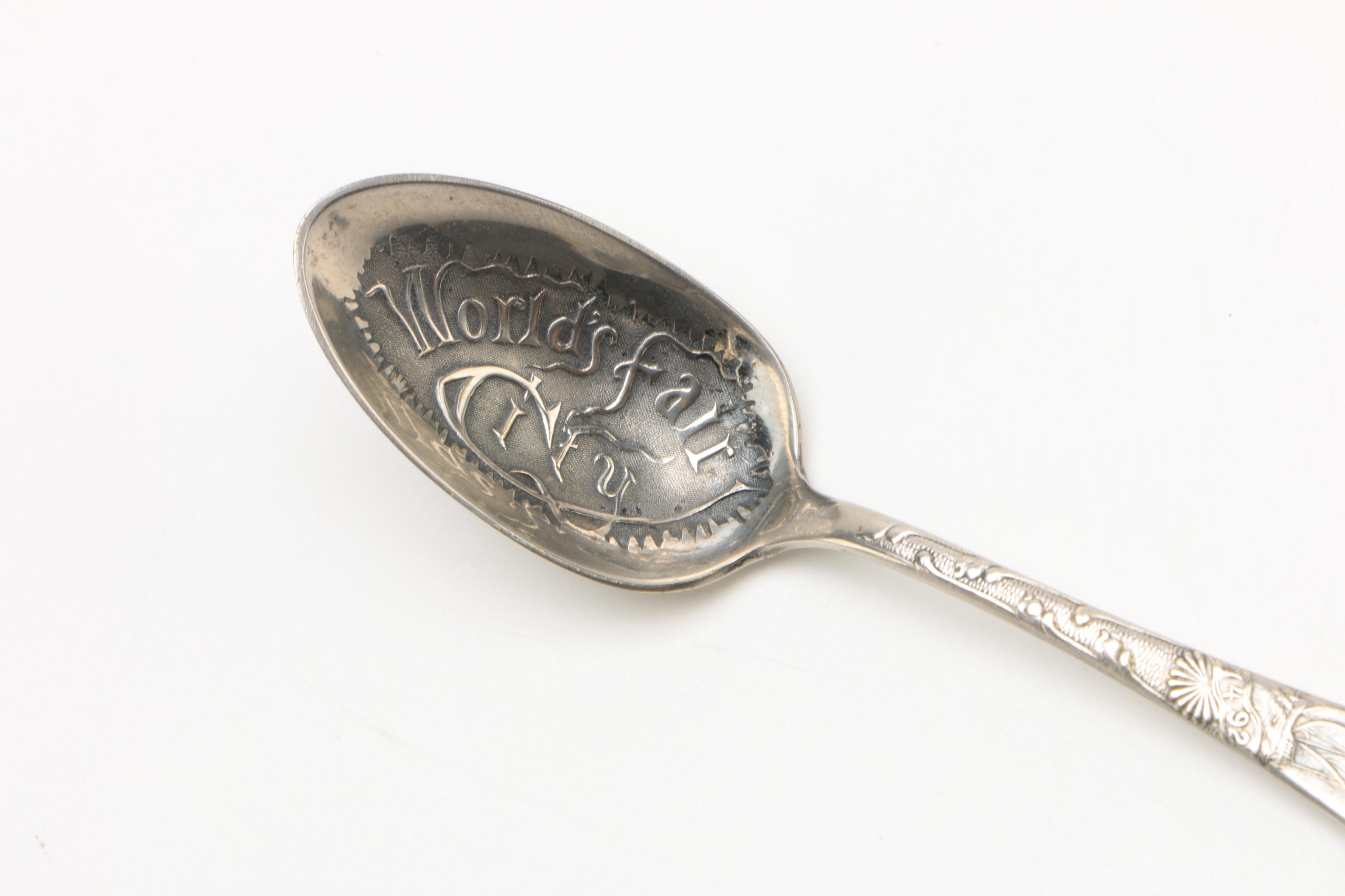 Revere Silversmiths Weighted Sterling Candlestick with Sterling Flatware