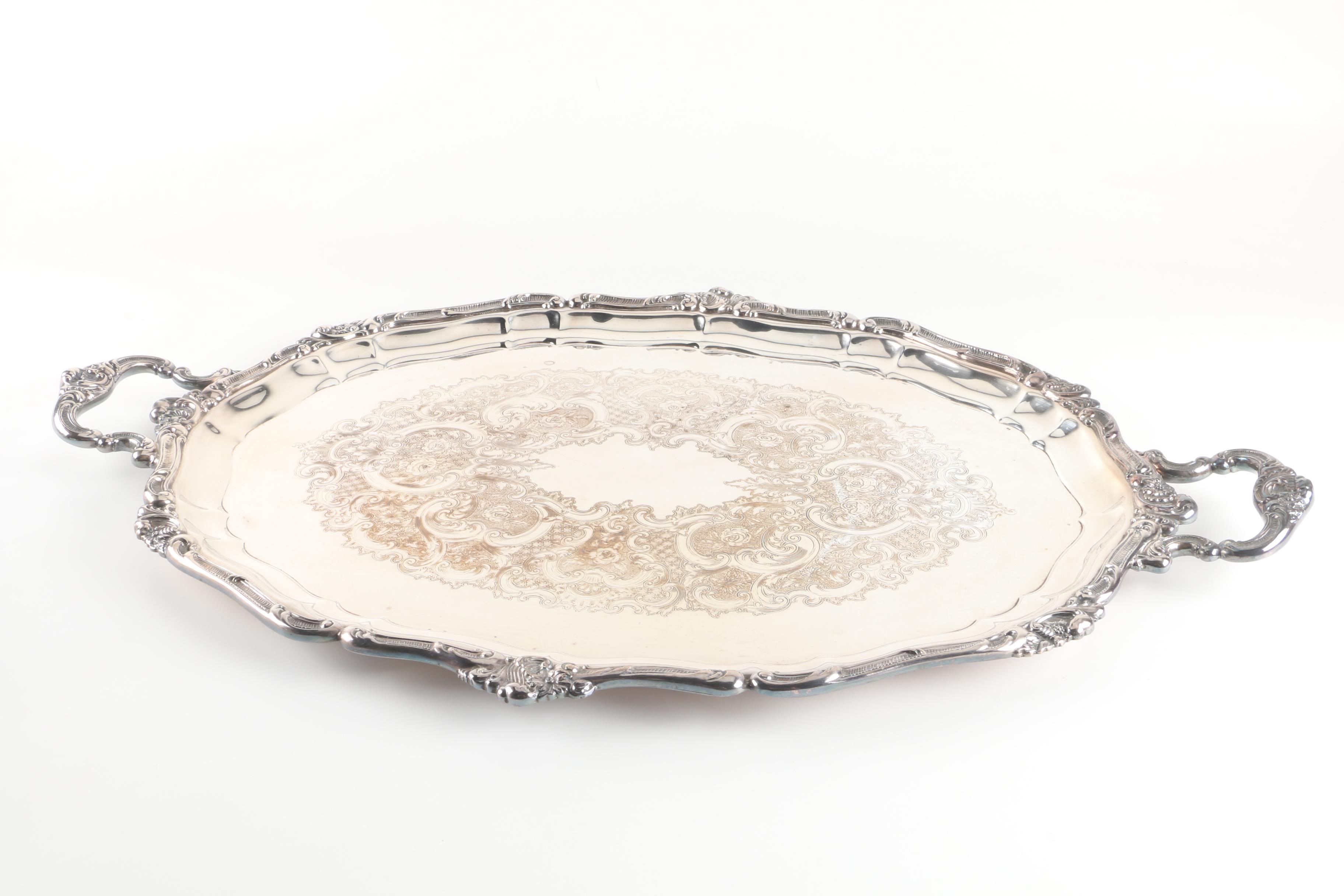 Gorham "Rosewood" Silver Plate Tea and Coffee Service Set