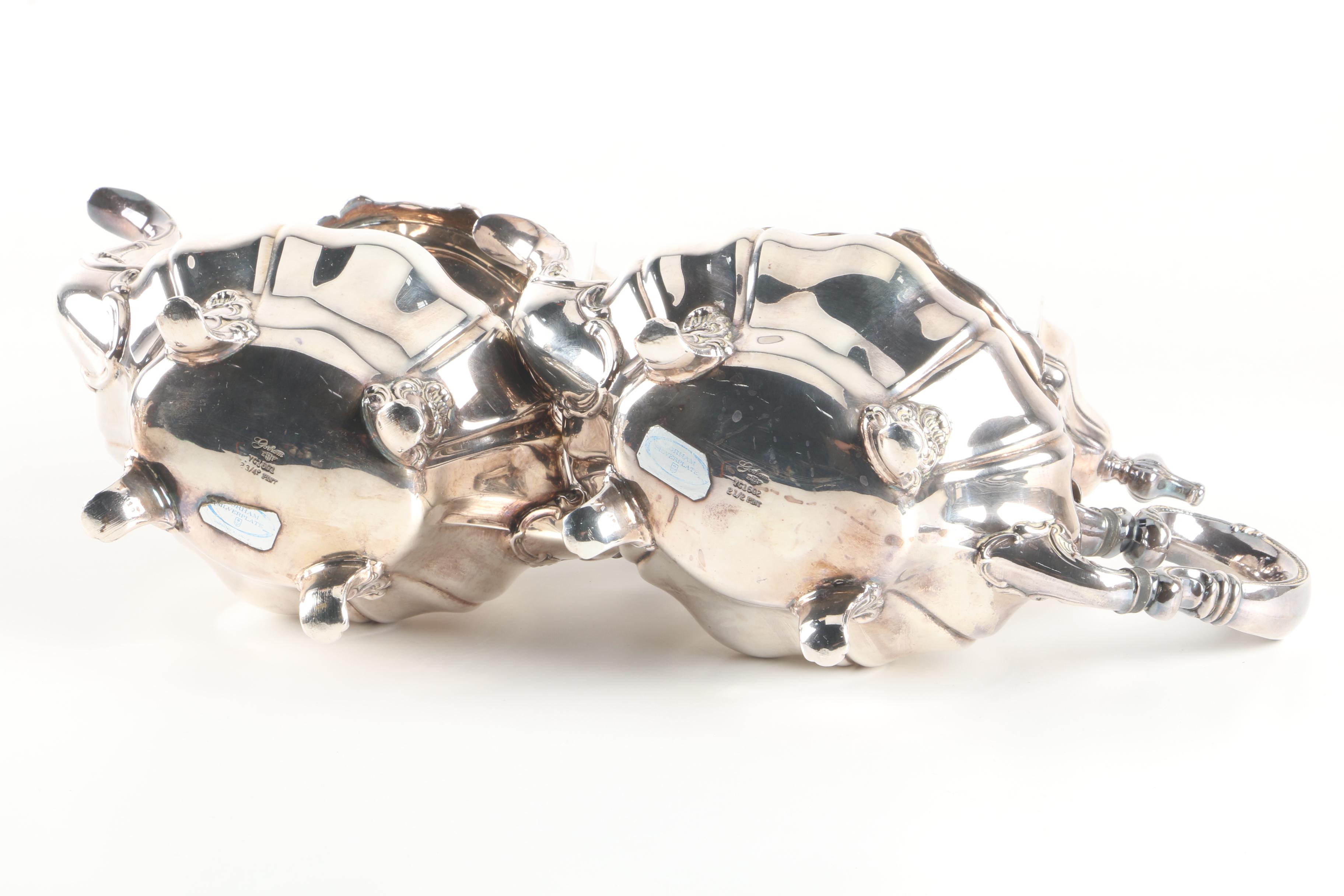 Gorham "Rosewood" Silver Plate Tea and Coffee Service Set