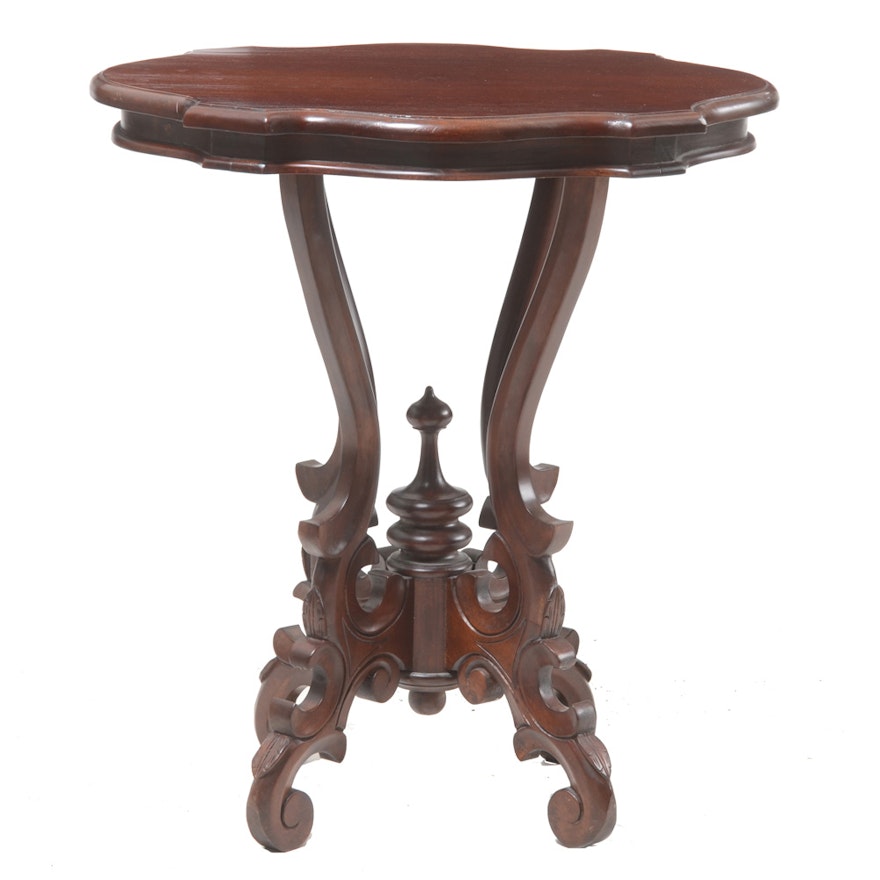Victorian Style Mahogany Accent Table