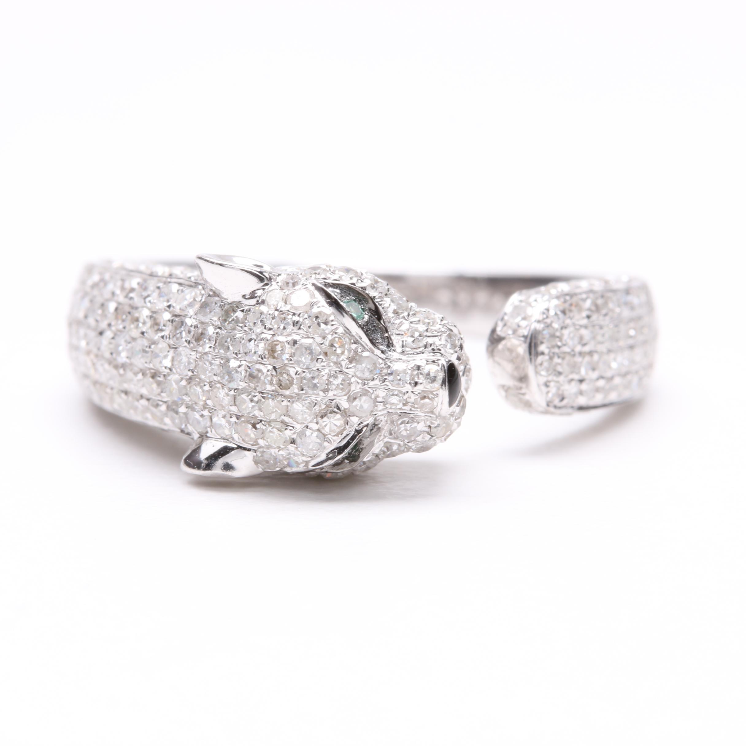18K White Gold 1.23 CTW Diamond Ring