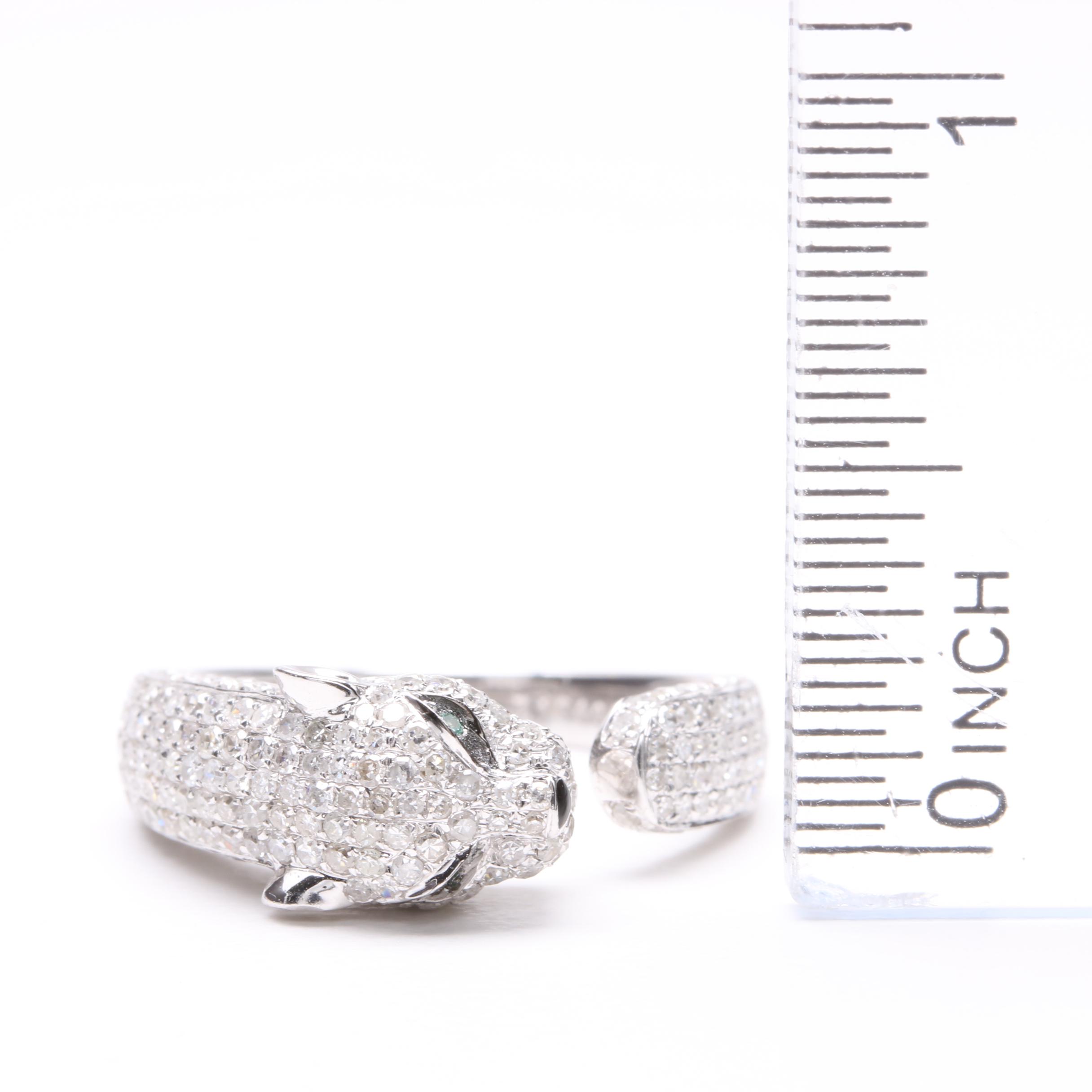 18K White Gold 1.23 CTW Diamond Ring