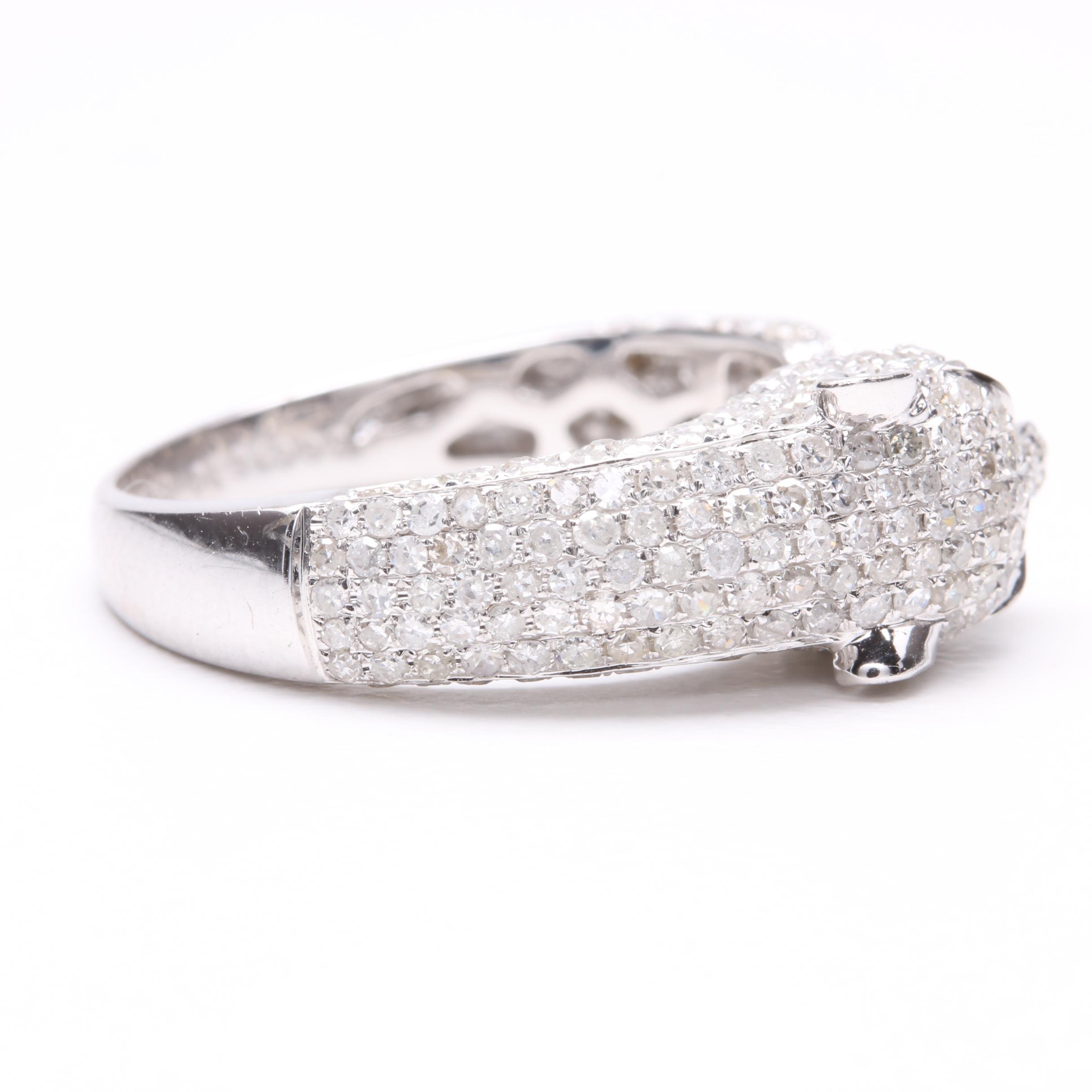 18K White Gold 1.23 CTW Diamond Ring