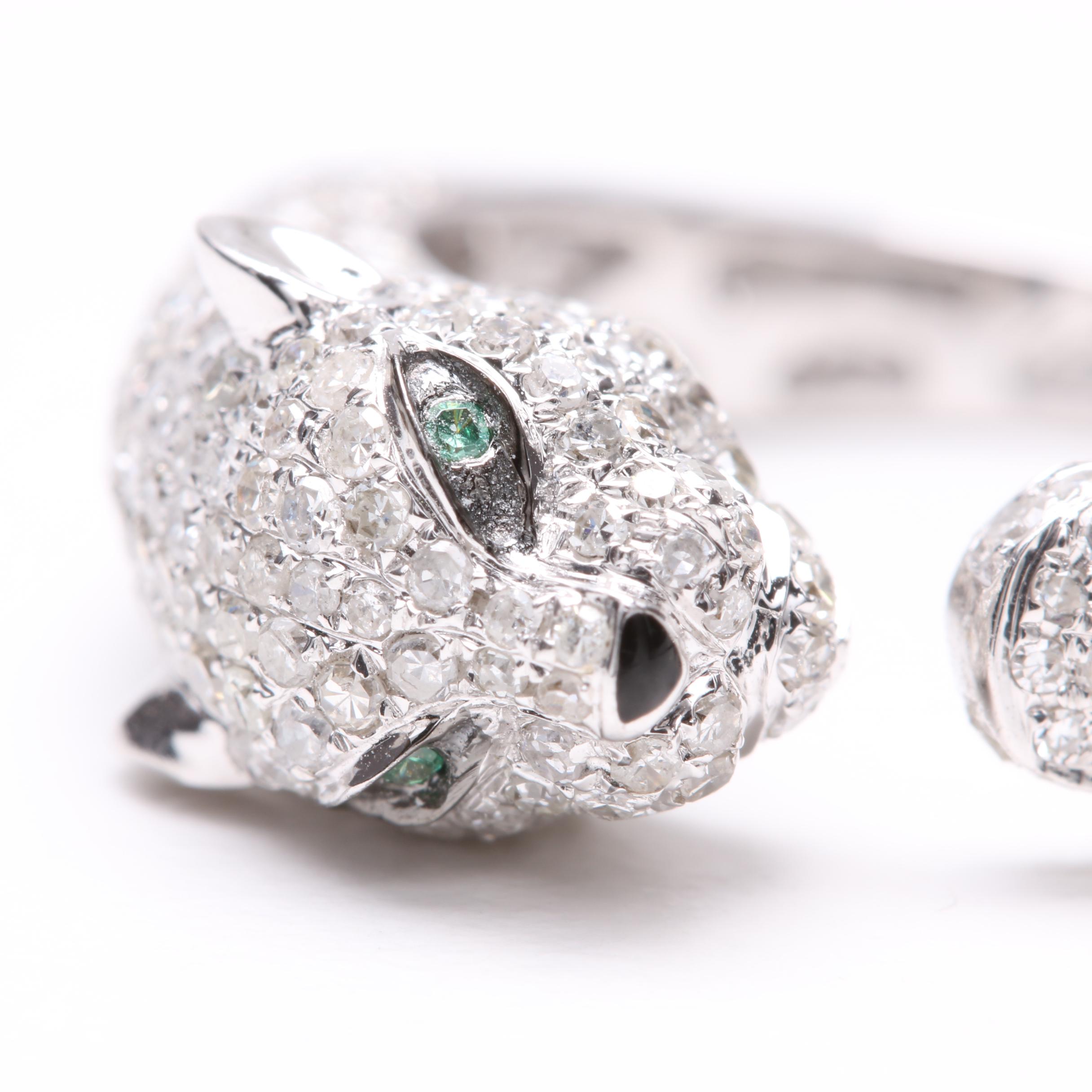 18K White Gold 1.23 CTW Diamond Ring