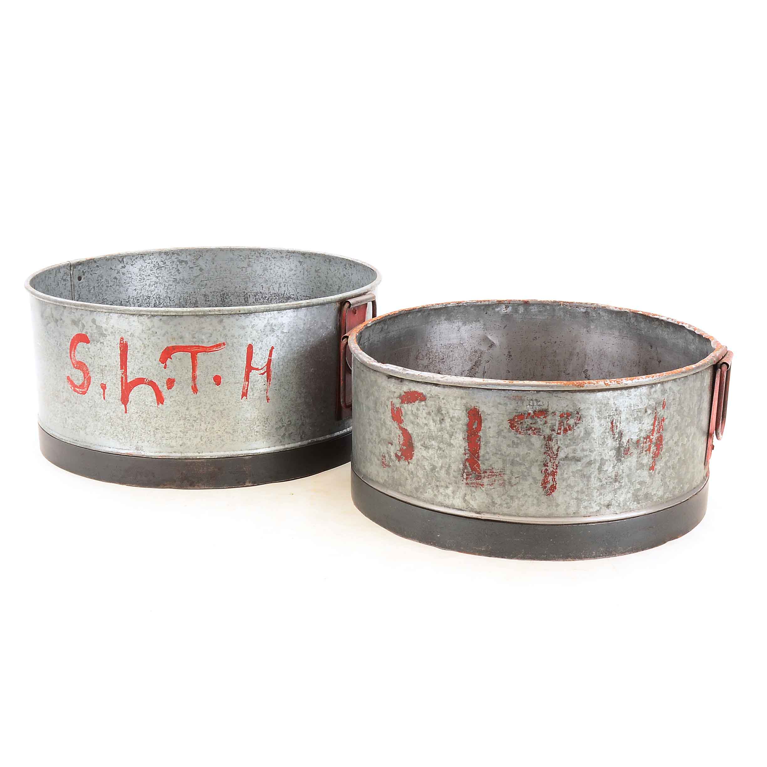 Galvanized Metal Watering Trough Buckets
