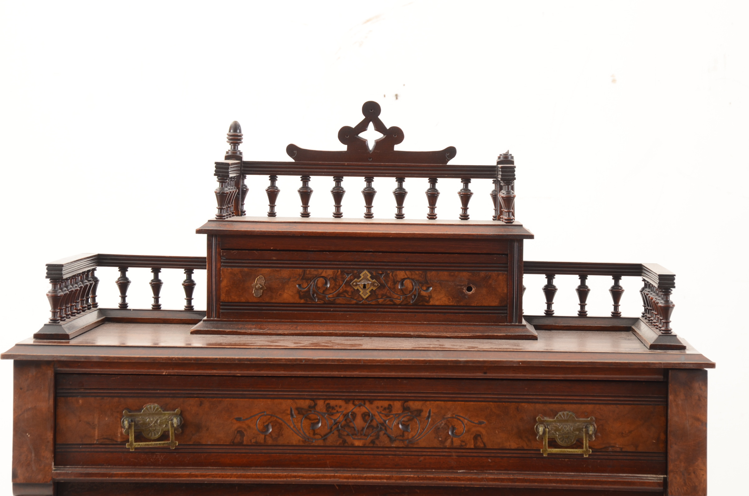 Antique Eastlake Style Chest of Drawers with Lock Bar