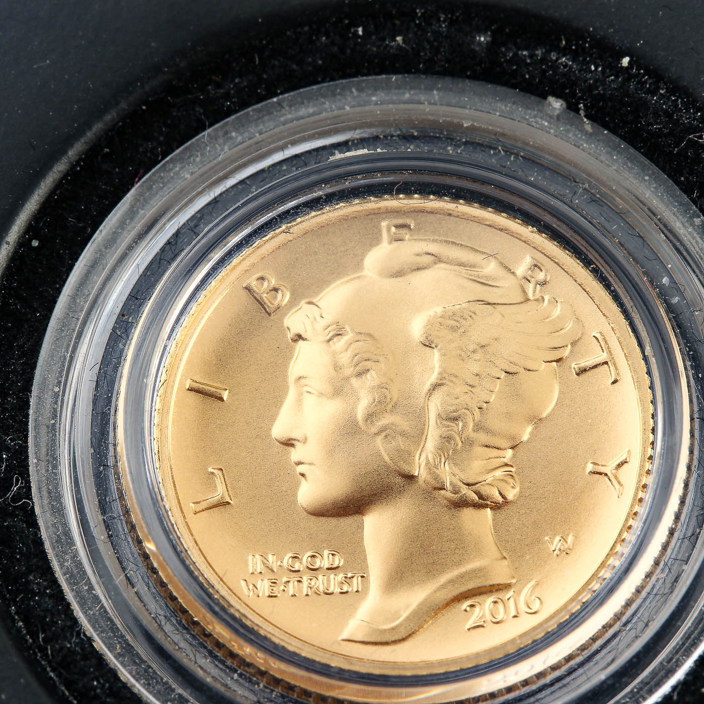 2016 Mercury Dime Centennial Gold Coin