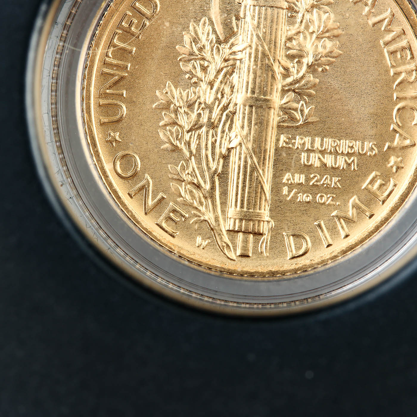2016 Mercury Dime Centennial Gold Coin