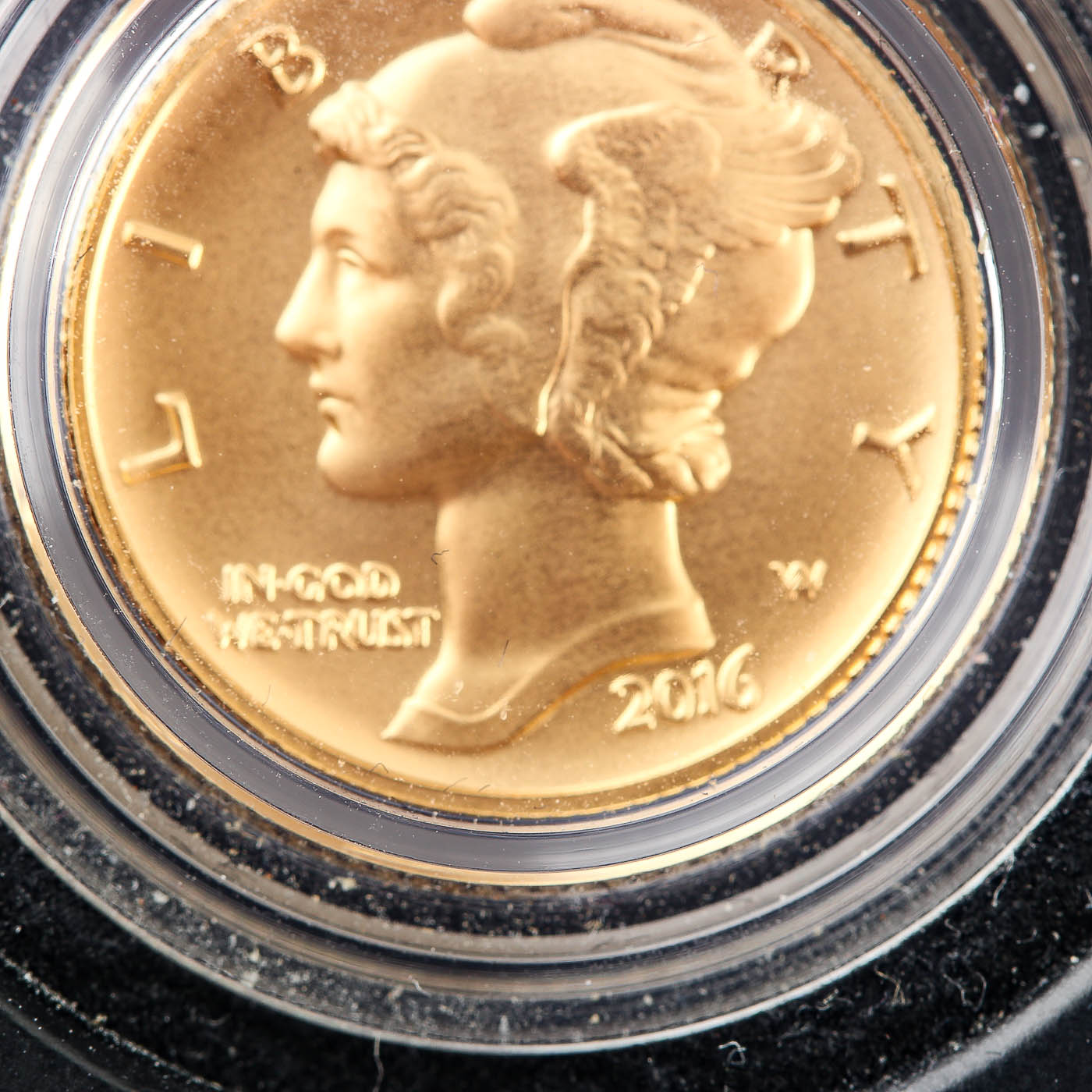 2016 Mercury Dime Centennial Gold Coin