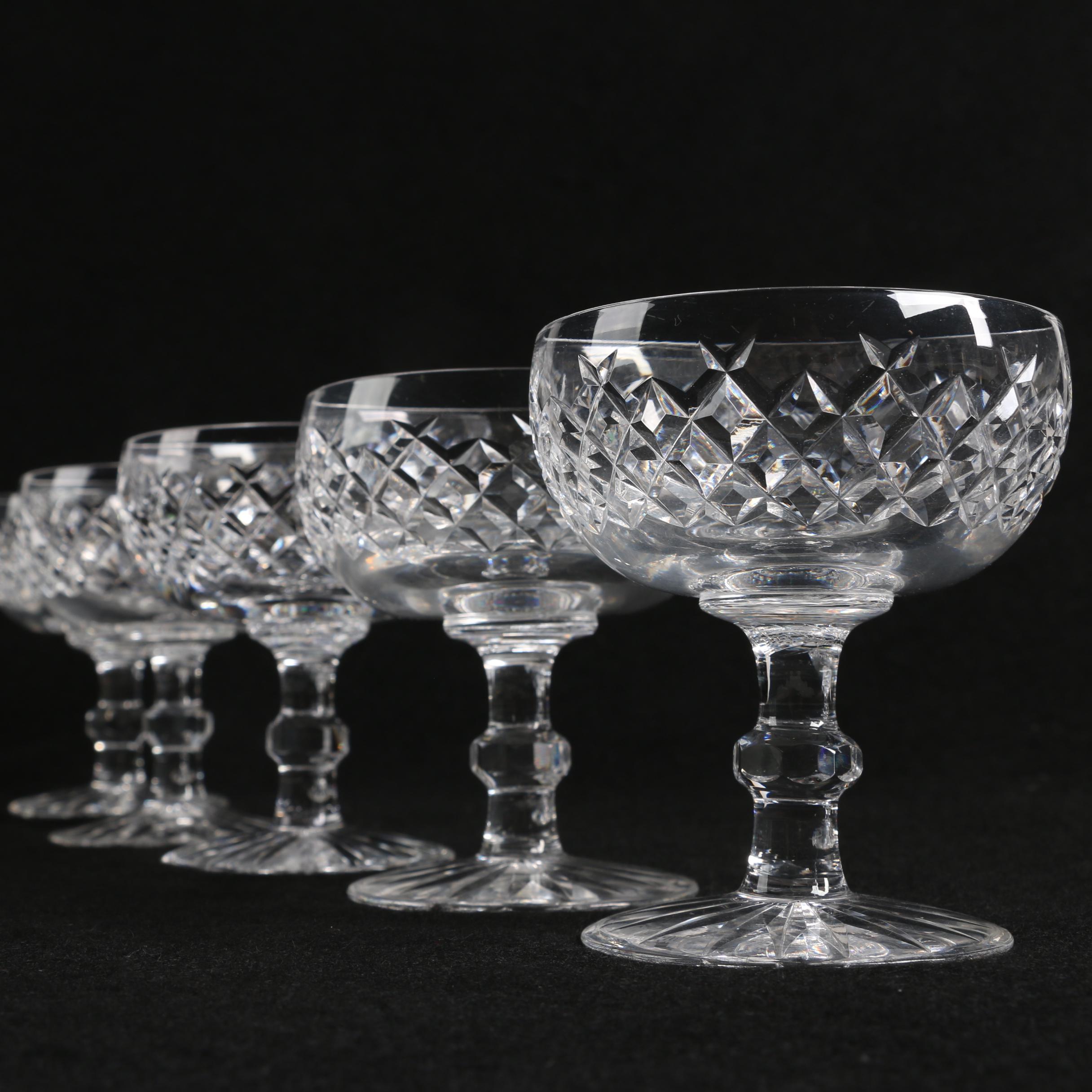Waterford Crystal "Boyne" Champagne Glasses