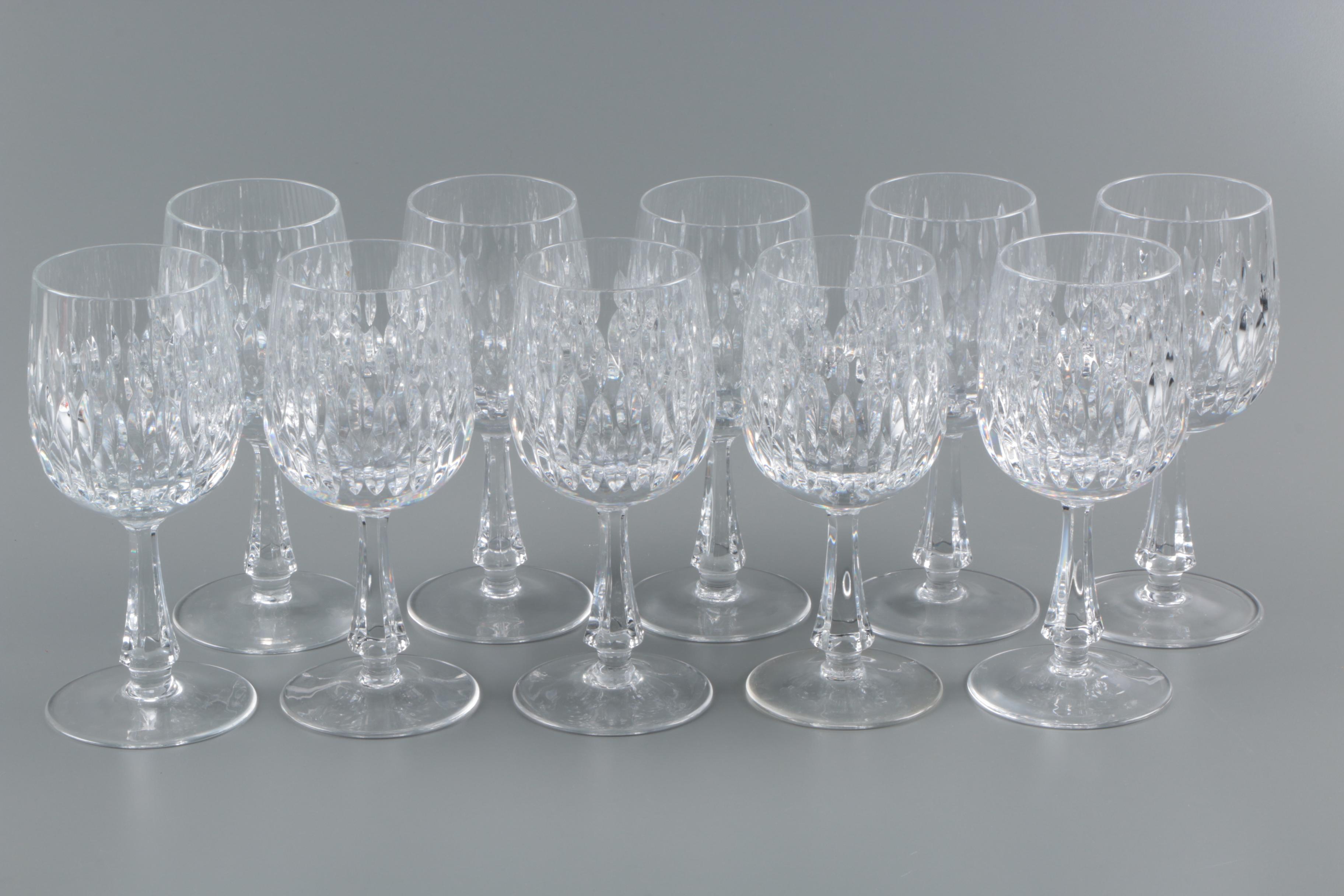Gorham Crystal "Chantilly" Stemware