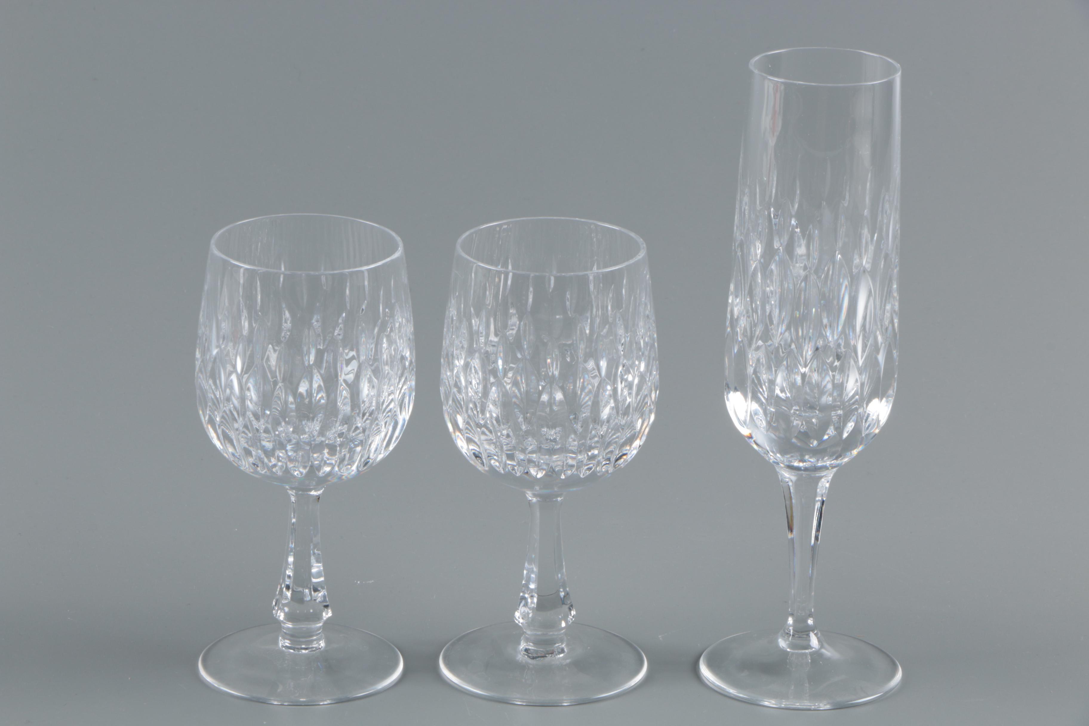 Gorham Crystal "Chantilly" Stemware