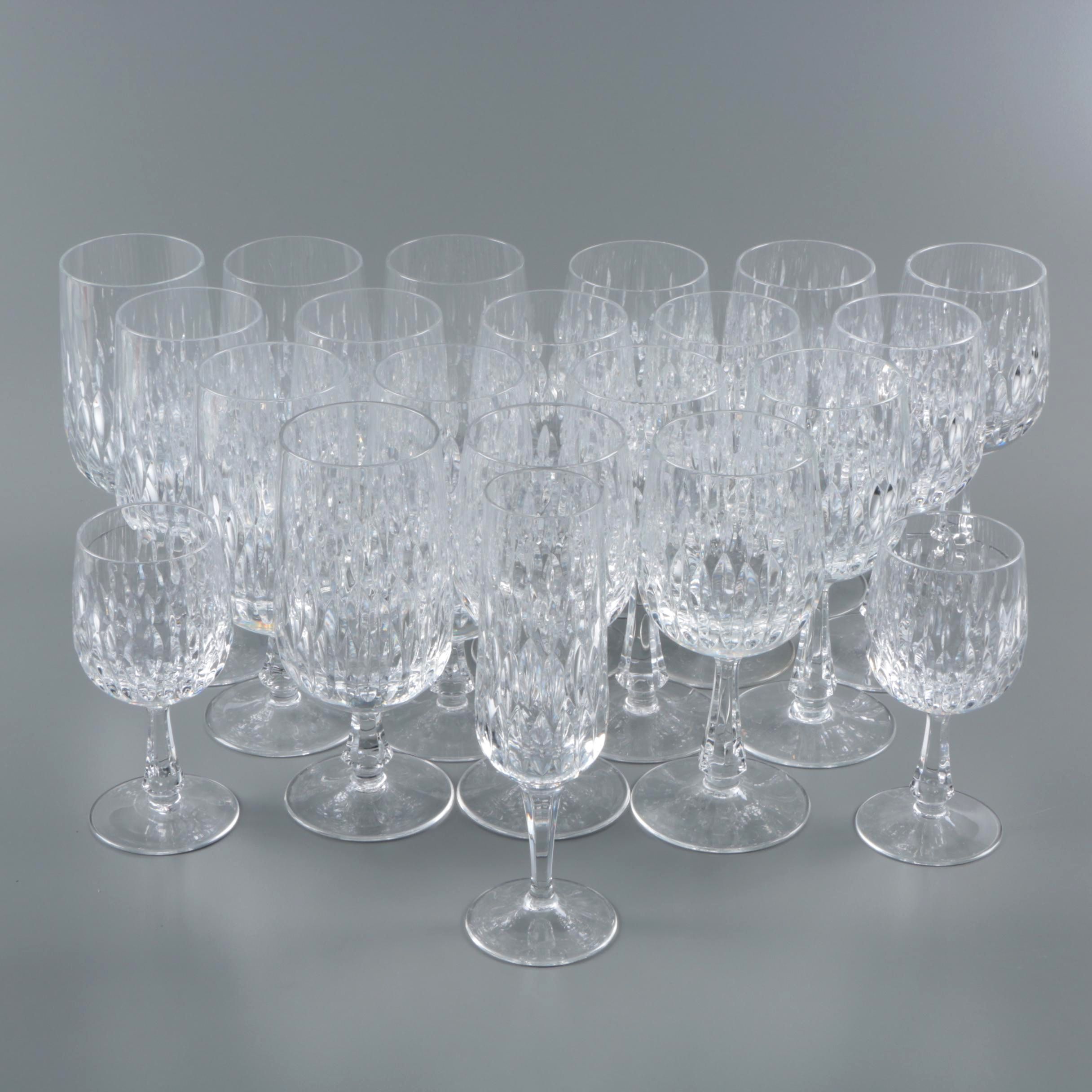 Gorham Crystal "Chantilly" Stemware