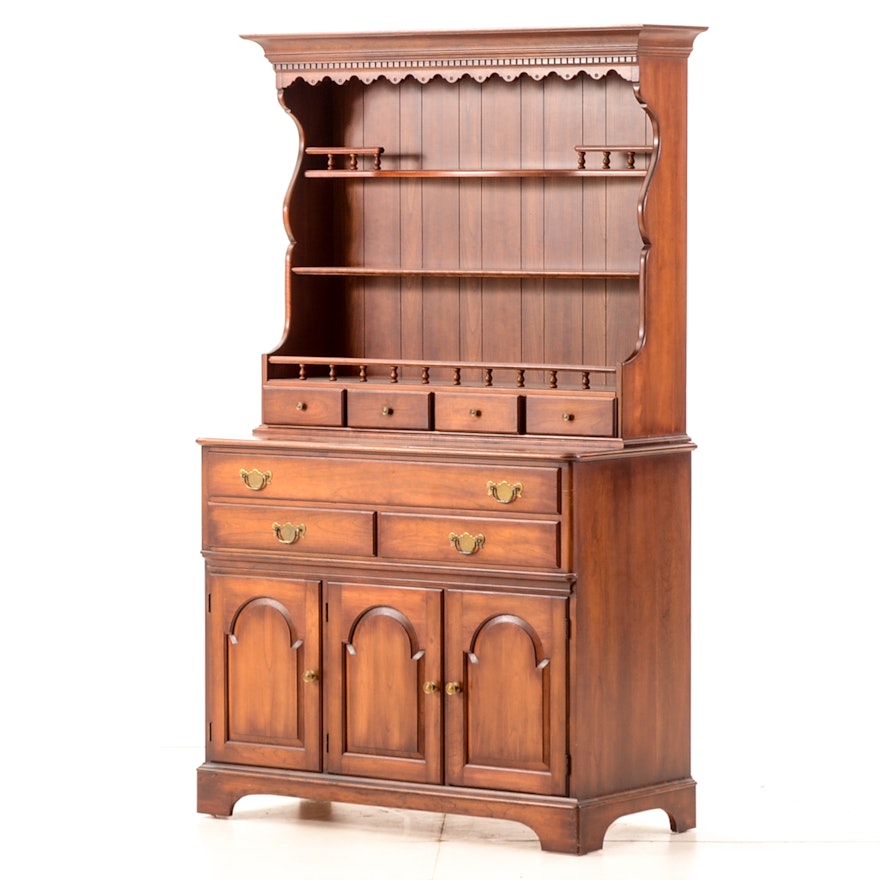 Pennsylvania House Cherry Hutch and Cabinet