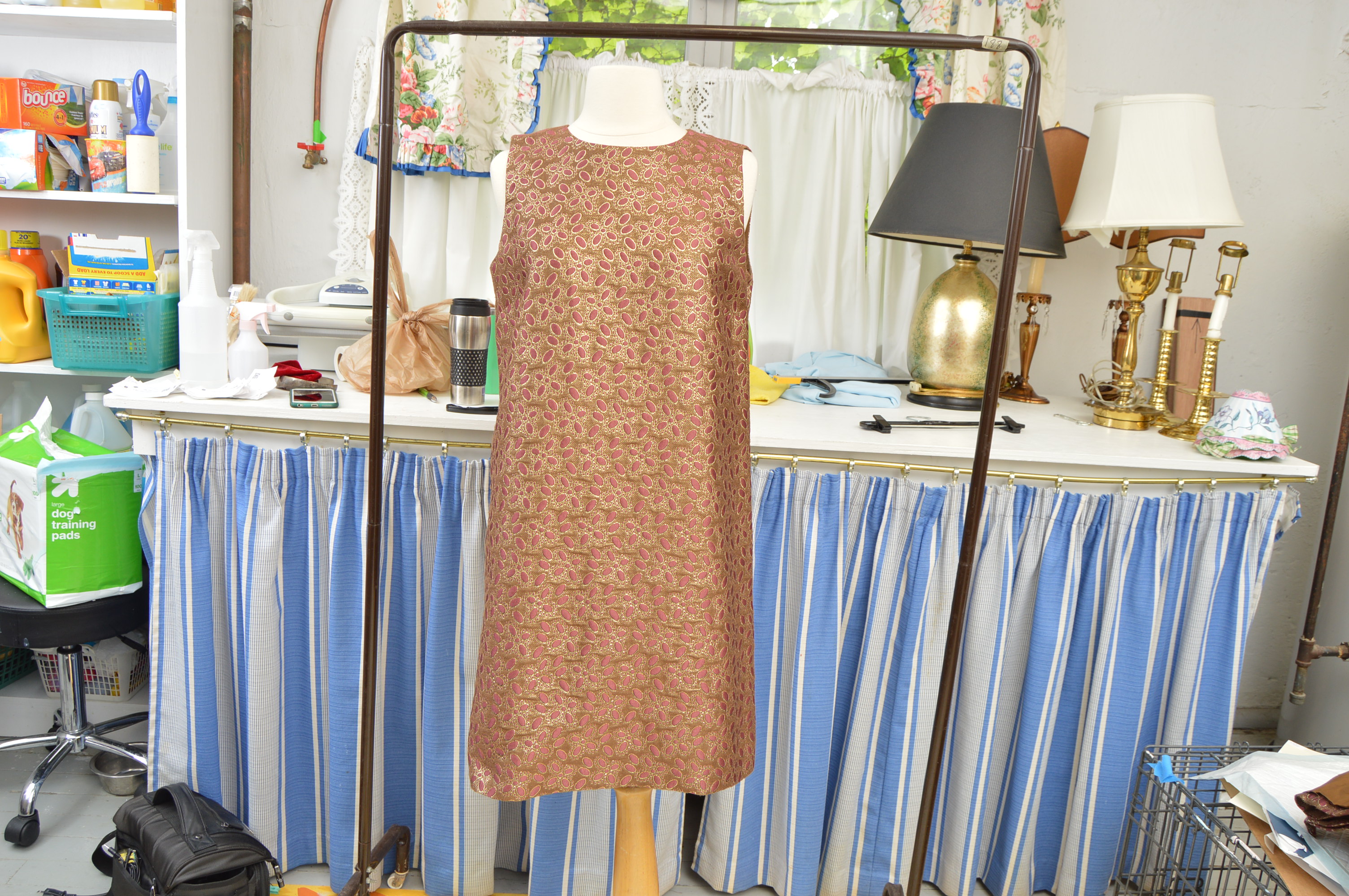 Women's Red Valentino Brocade Coat and Dress Ensemble